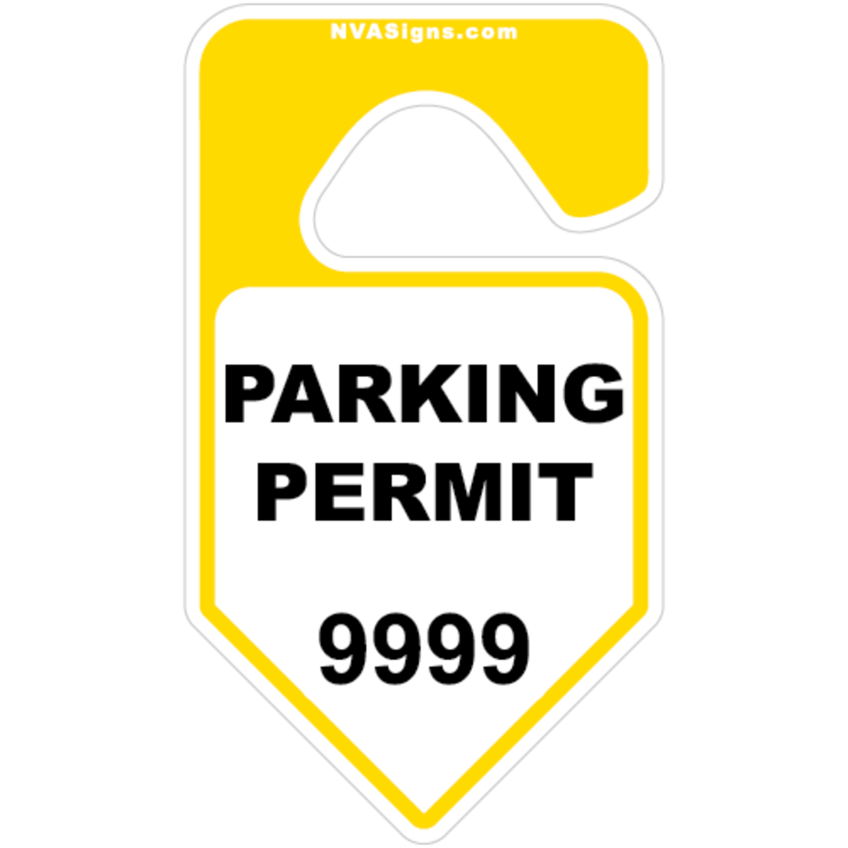 Standard Half Color Diamond Hangtag