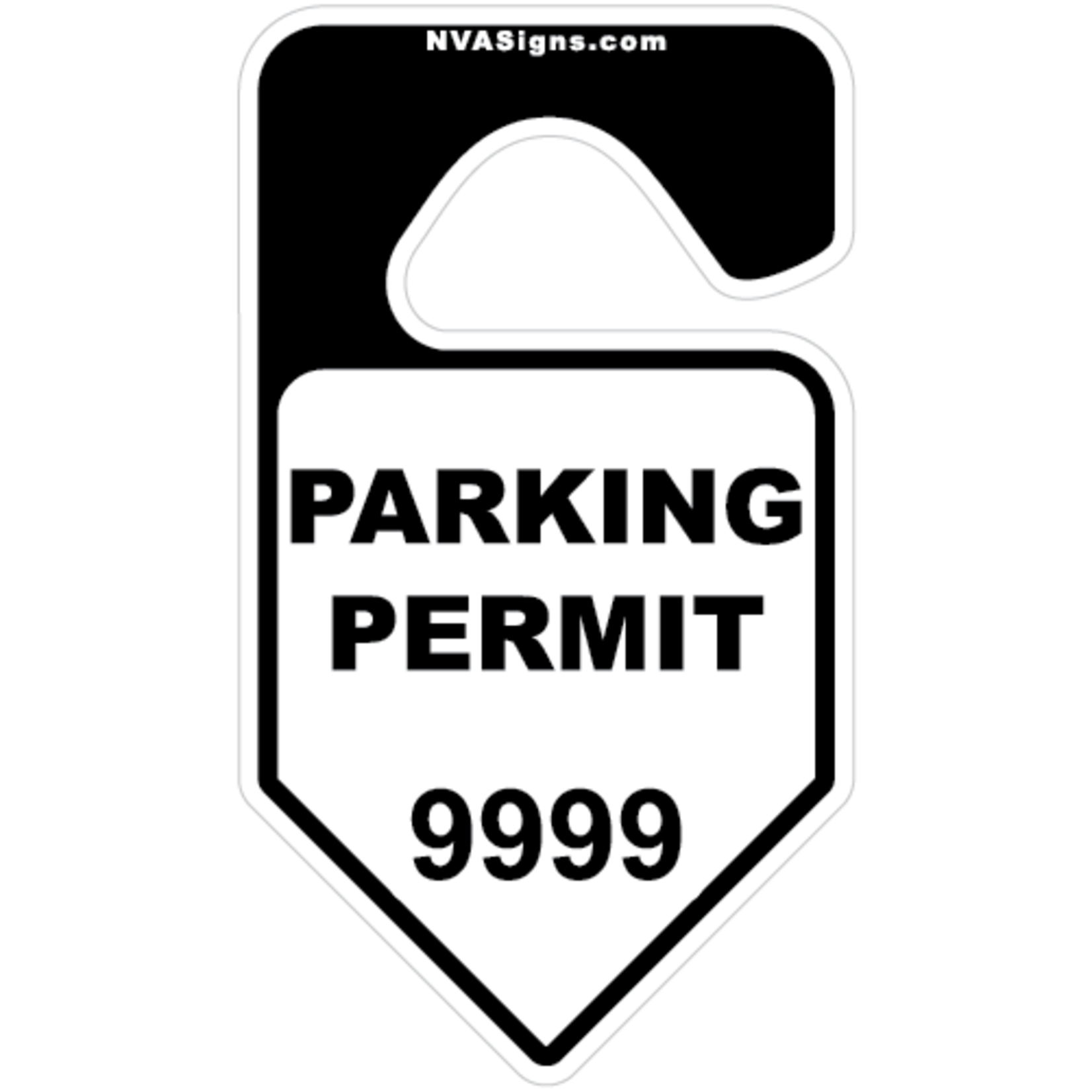 Standard Half Color Diamond Hangtag
