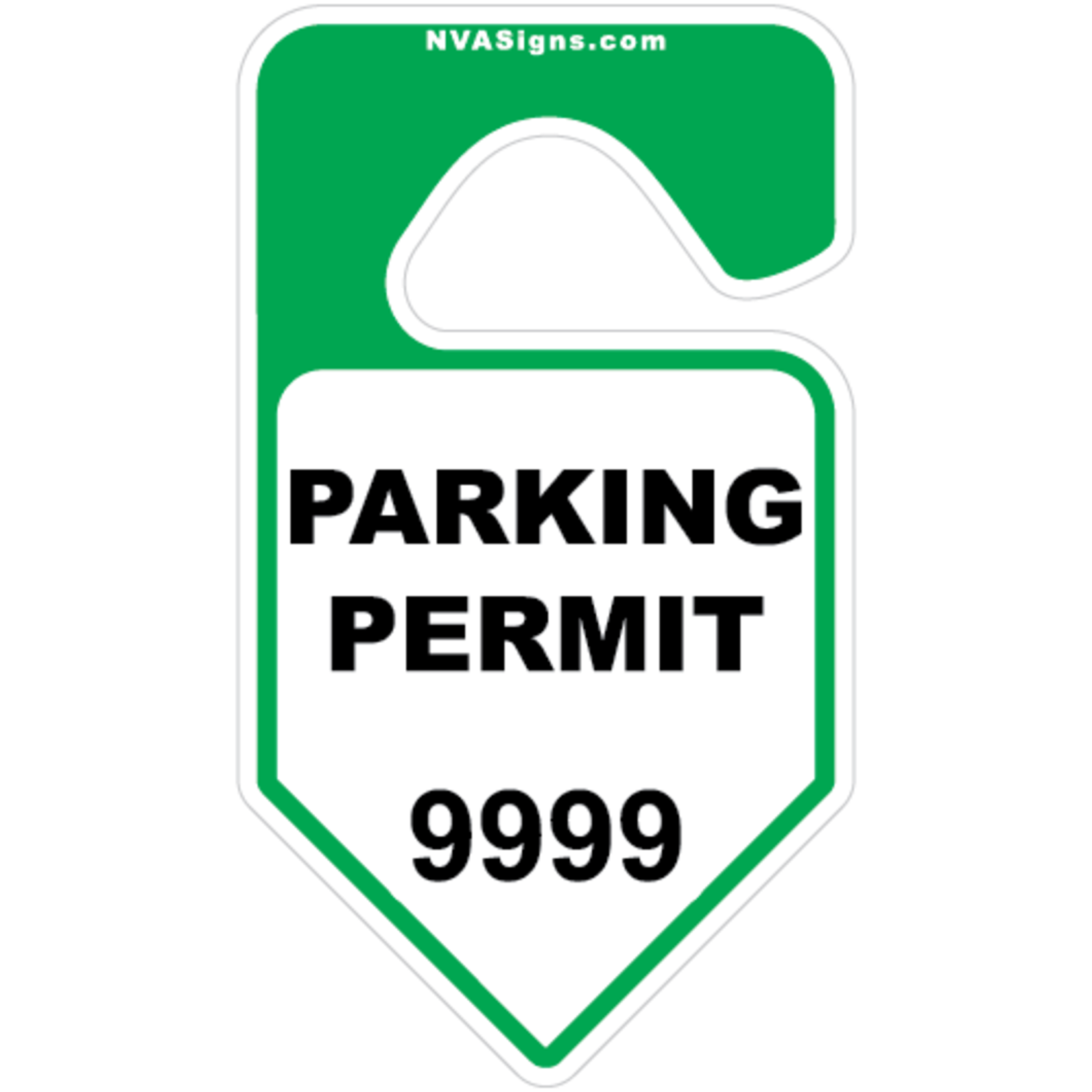 Standard Half Color Diamond Hangtag
