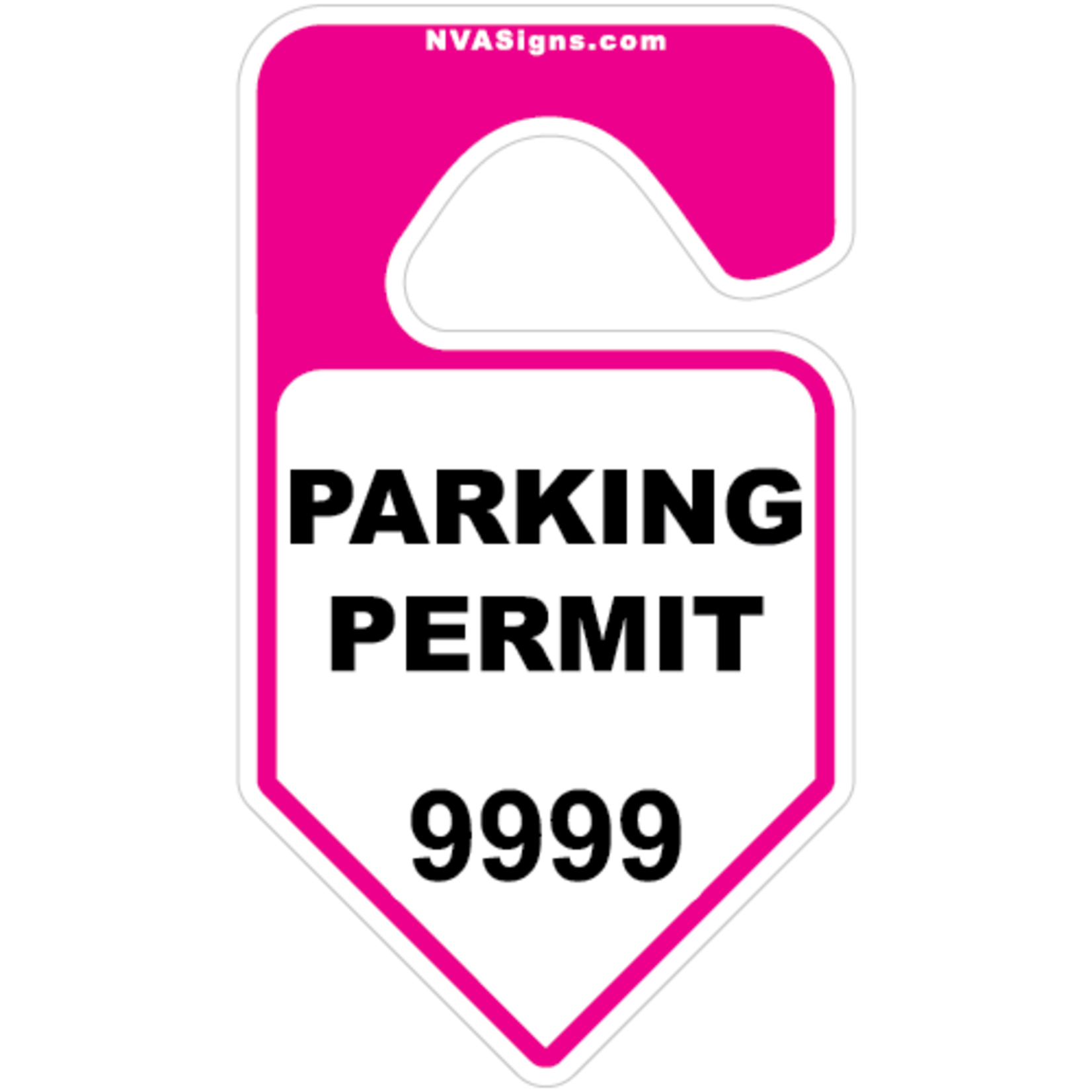 Standard Half Color Diamond Hangtag