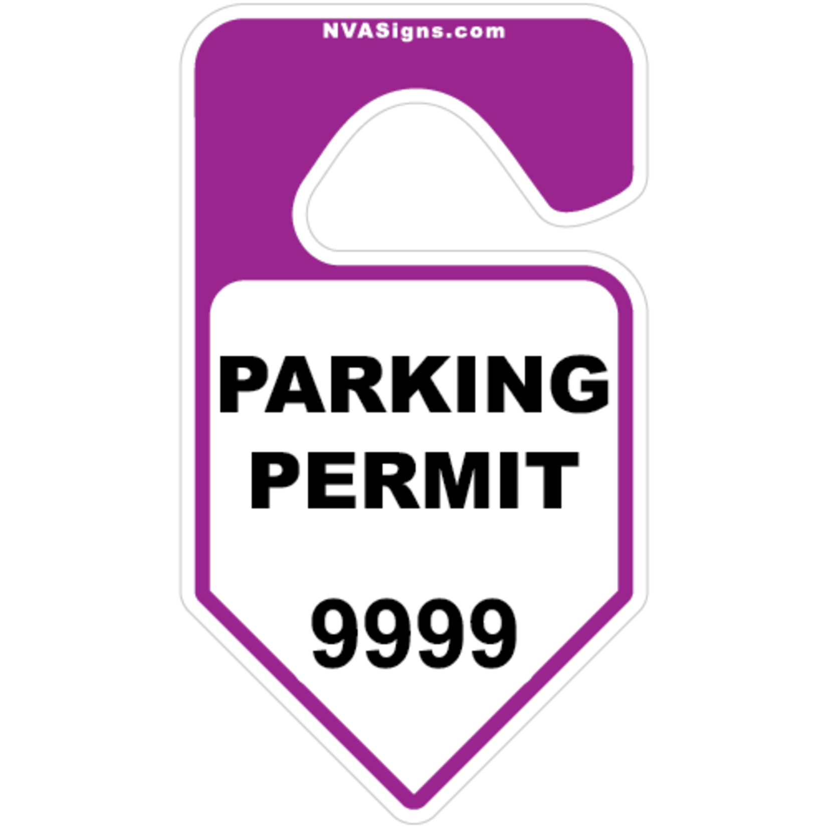 Standard Half Color Diamond Hangtag