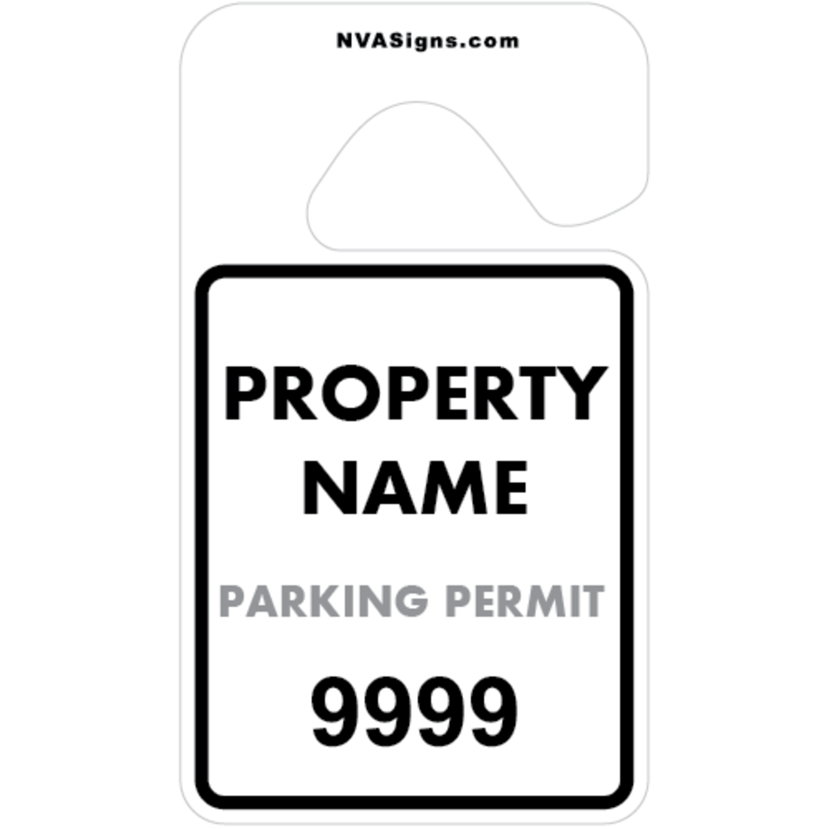 Custom Simple Square Hangtag