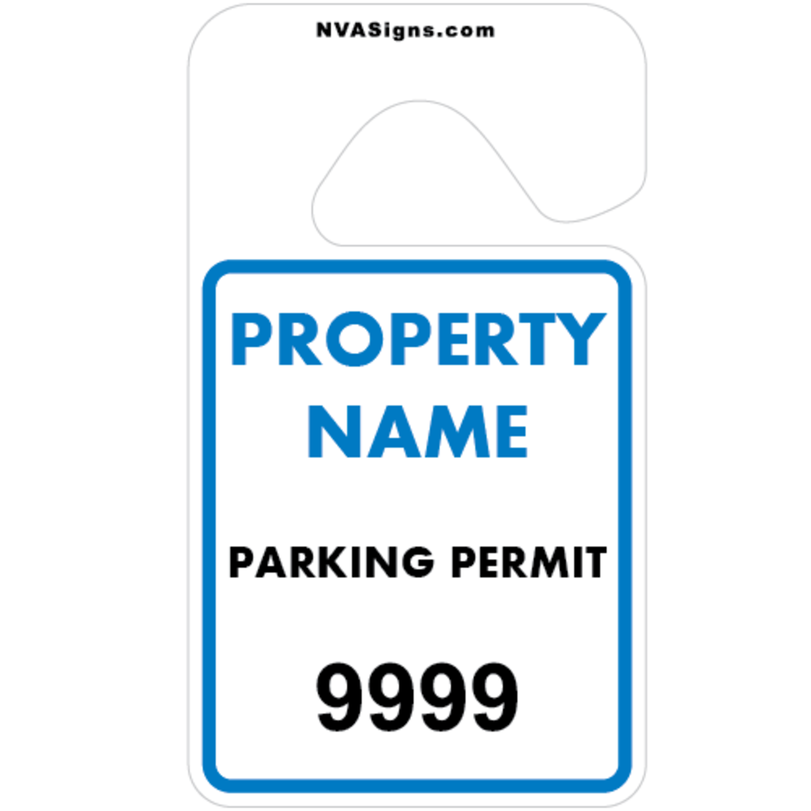 Custom Simple Square Hangtag