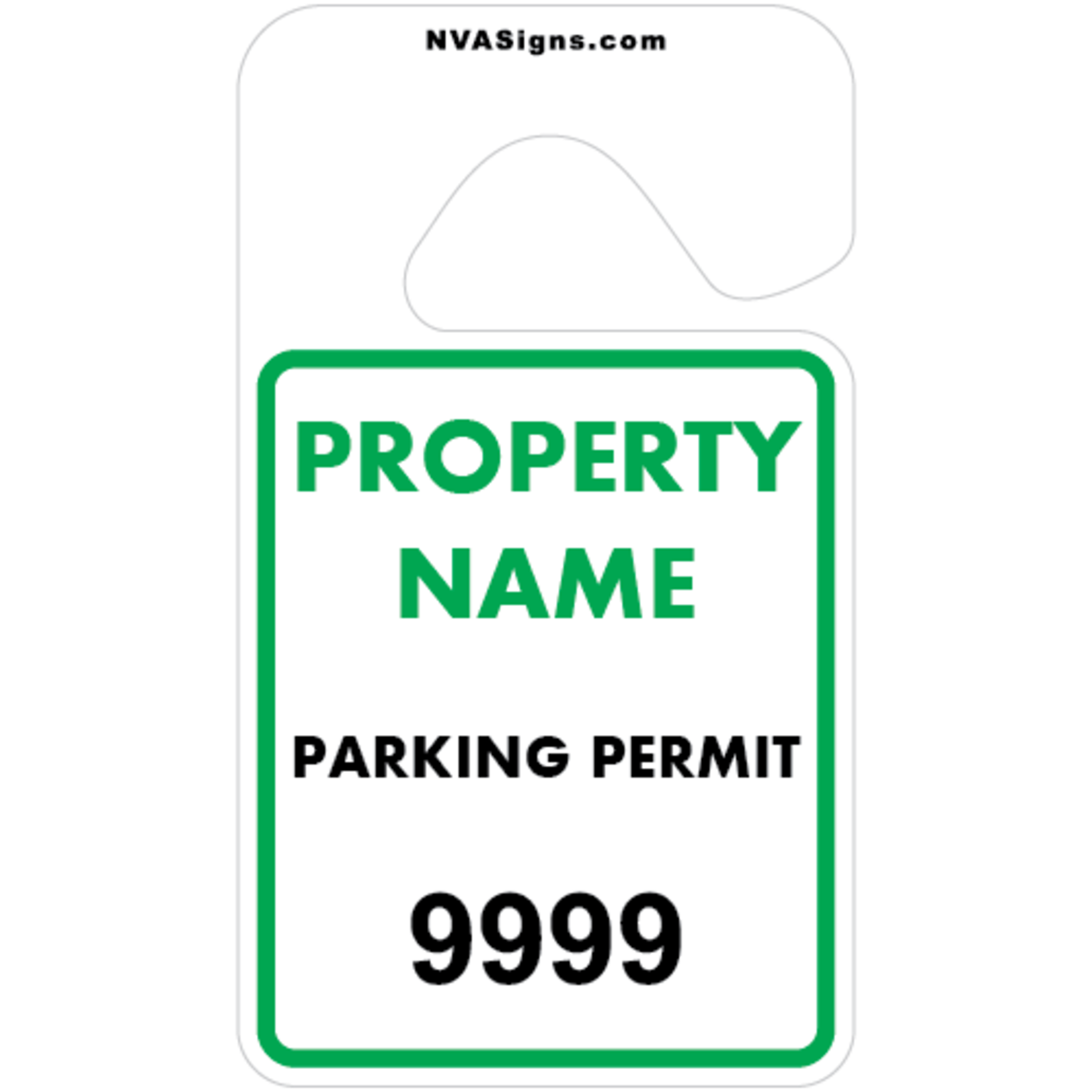 Custom Simple Square Hangtag