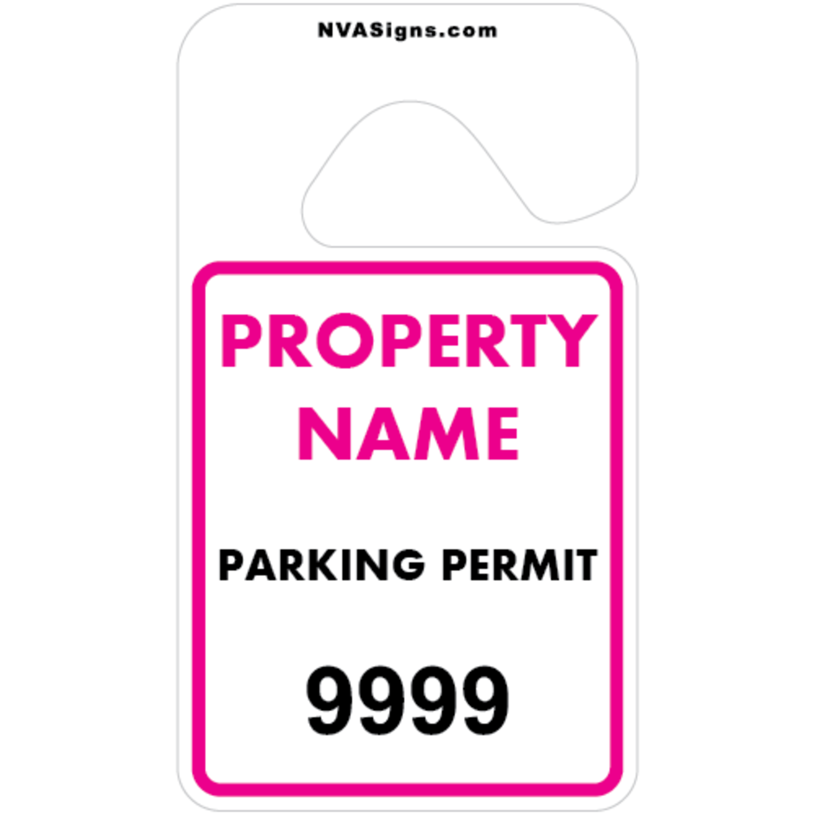 Custom Simple Square Hangtag