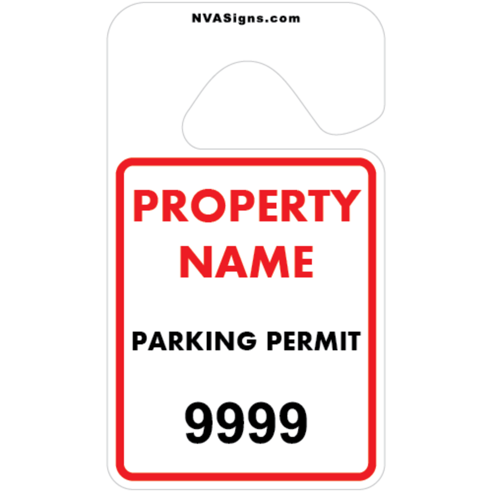 Custom Simple Square Hangtag