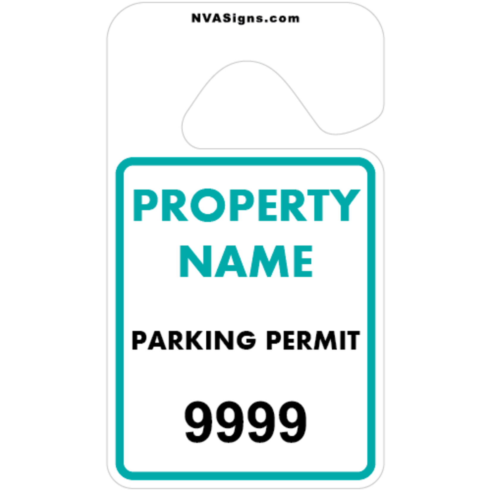 Custom Simple Square Hangtag