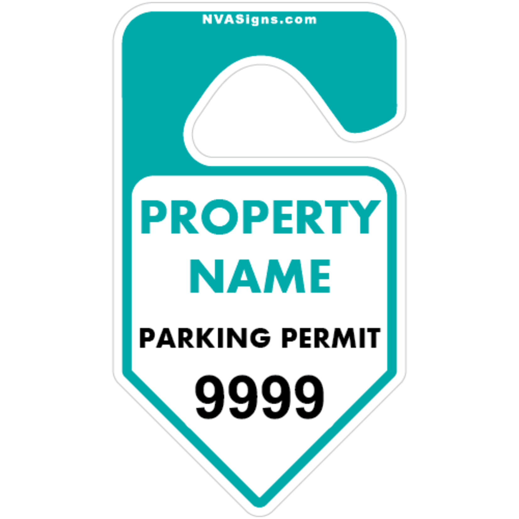 Custom Half Color Diamond Hangtag