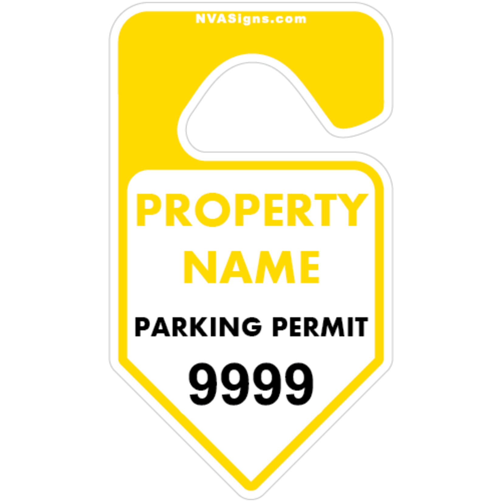 Custom Half Color Diamond Hangtag