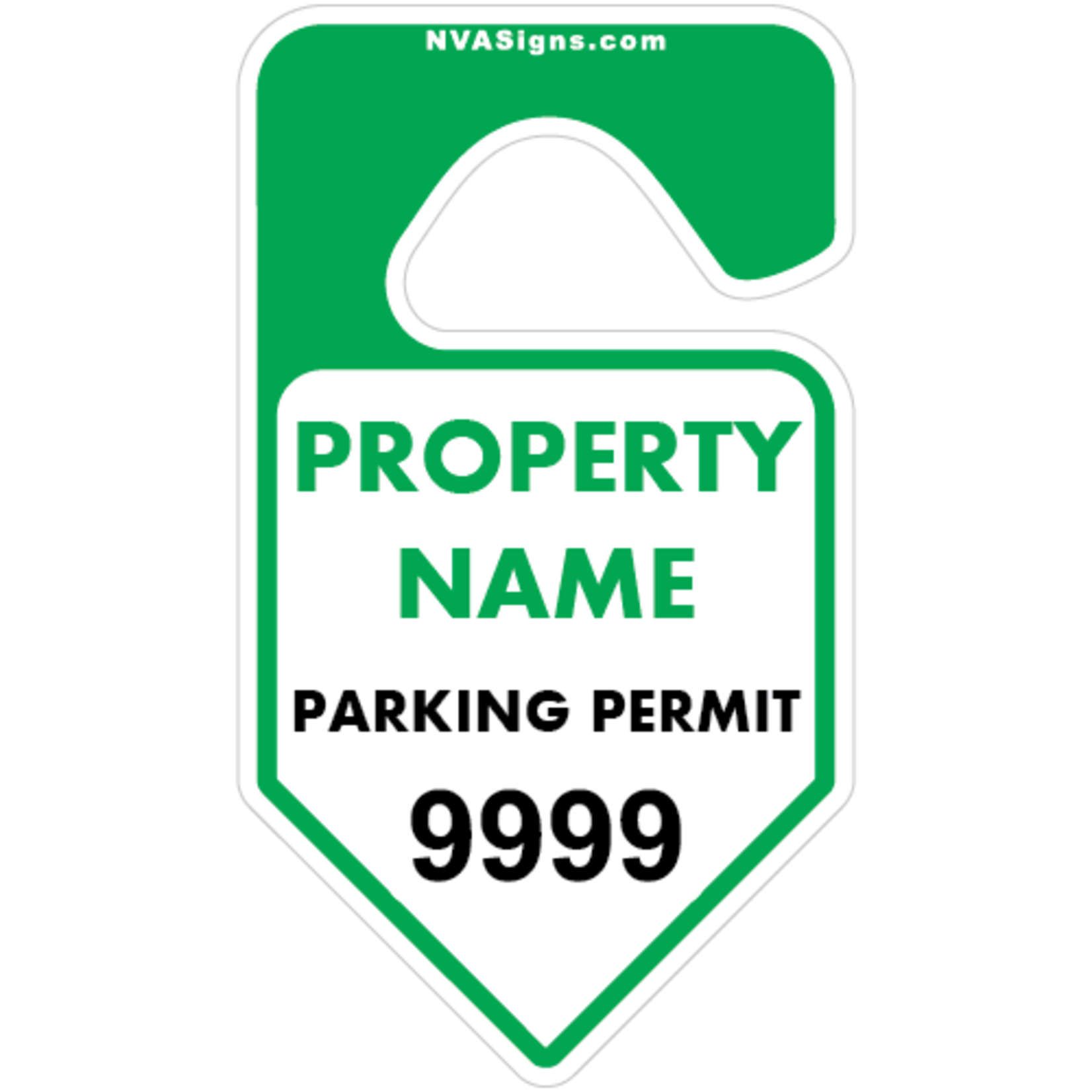 Custom Half Color Diamond Hangtag