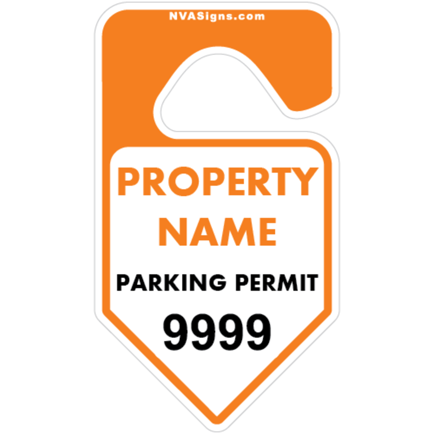 Custom Half Color Diamond Hangtag