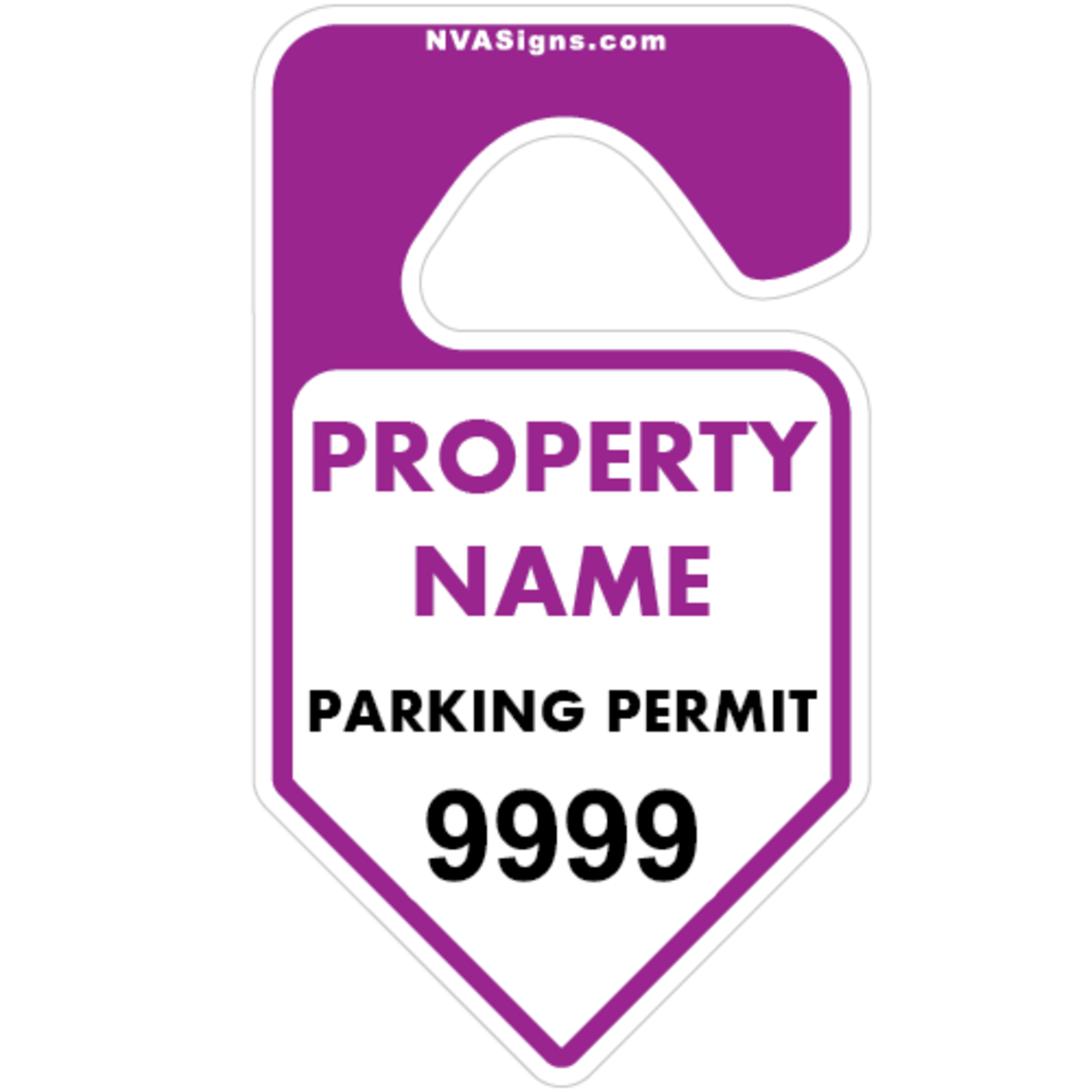 Custom Half Color Diamond Hangtag