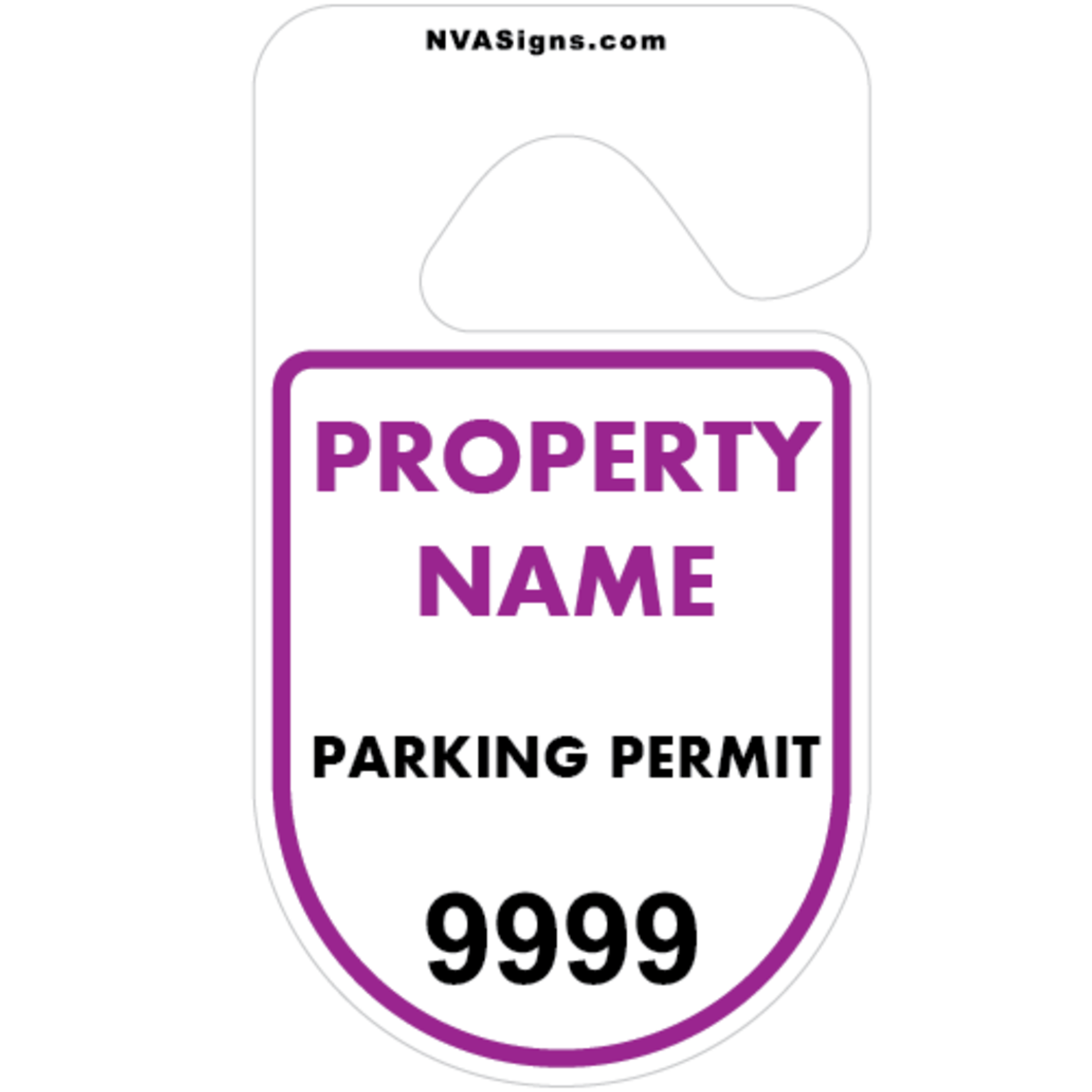 Custom Simple Round Hangtag