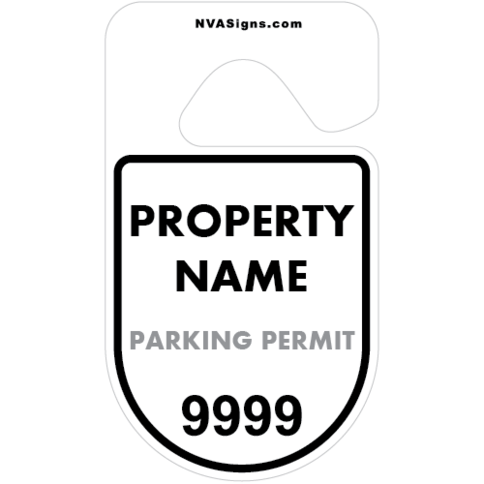 Custom Simple Round Hangtag
