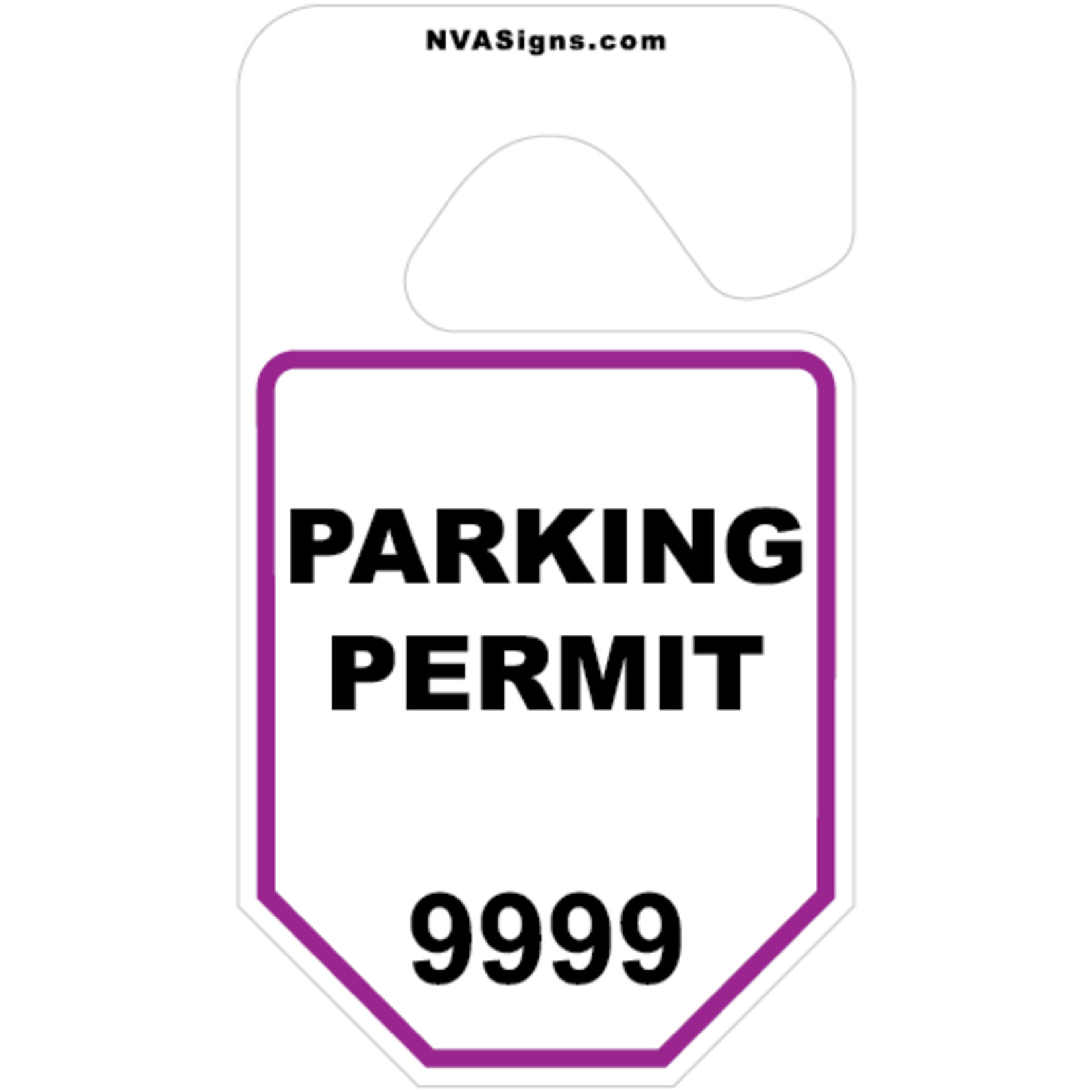 Custom Simple Octagon Hangtag