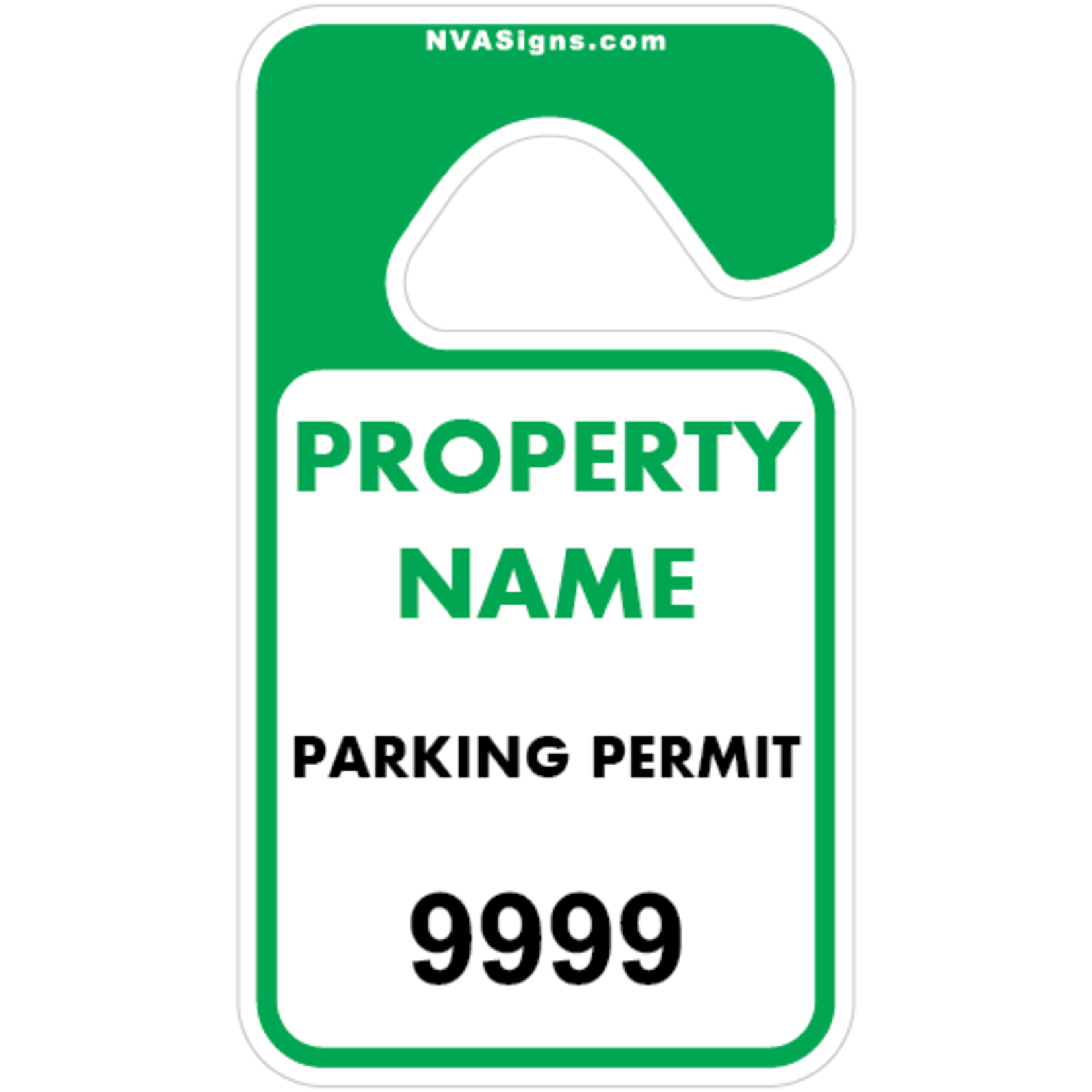 Custom Half Color Square Hangtag