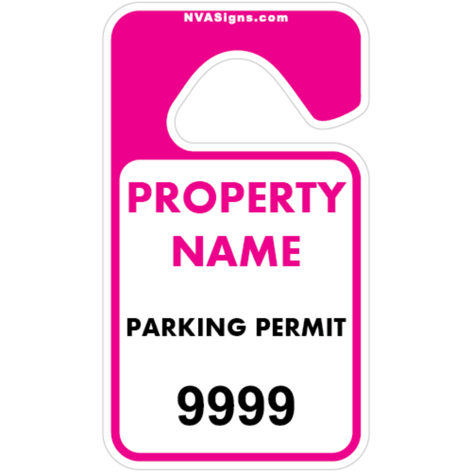 Custom Half Color Square Hangtag