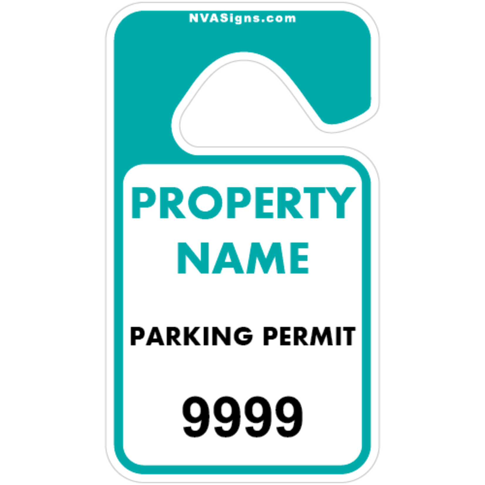 Custom Half Color Square Hangtag