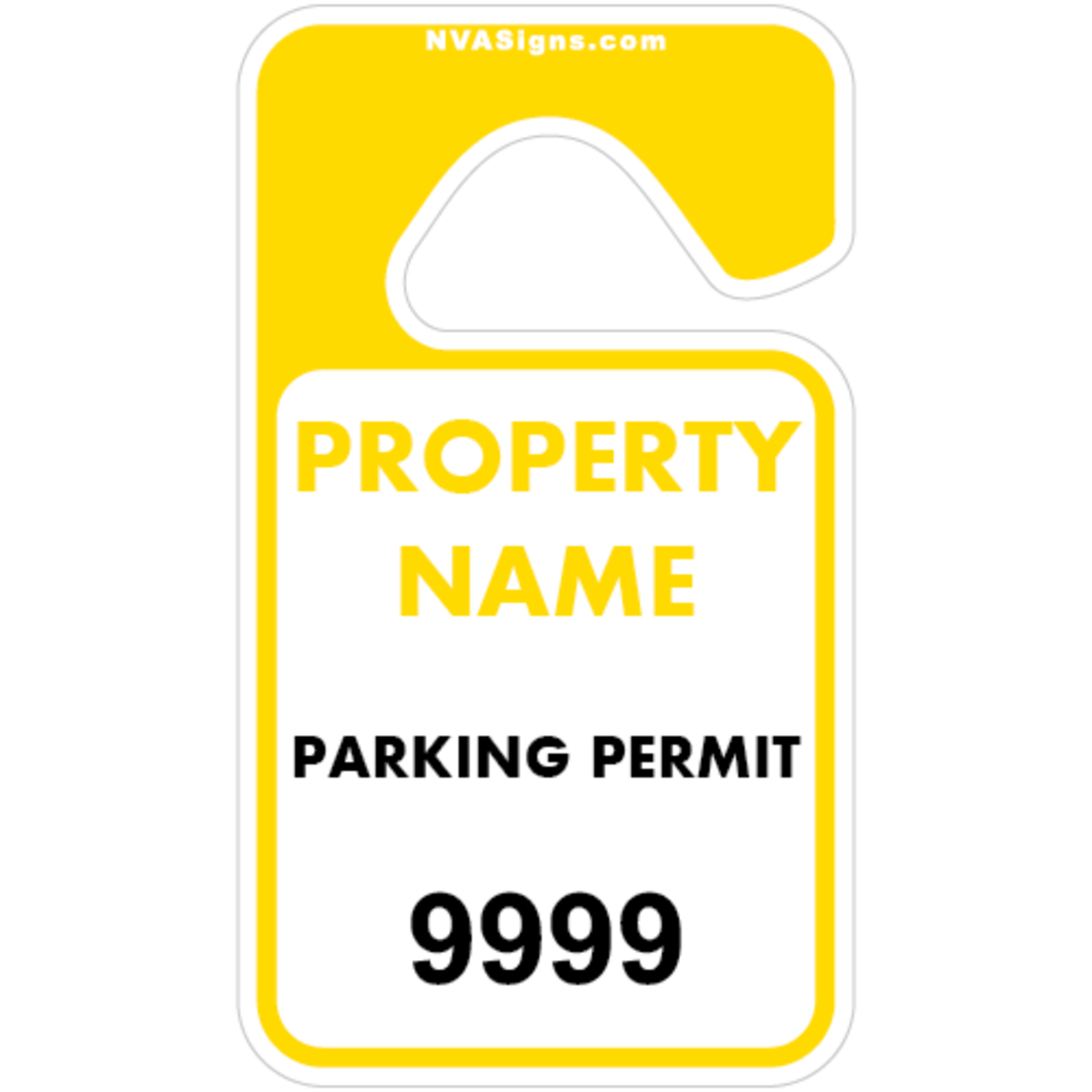 Custom Half Color Square Hangtag