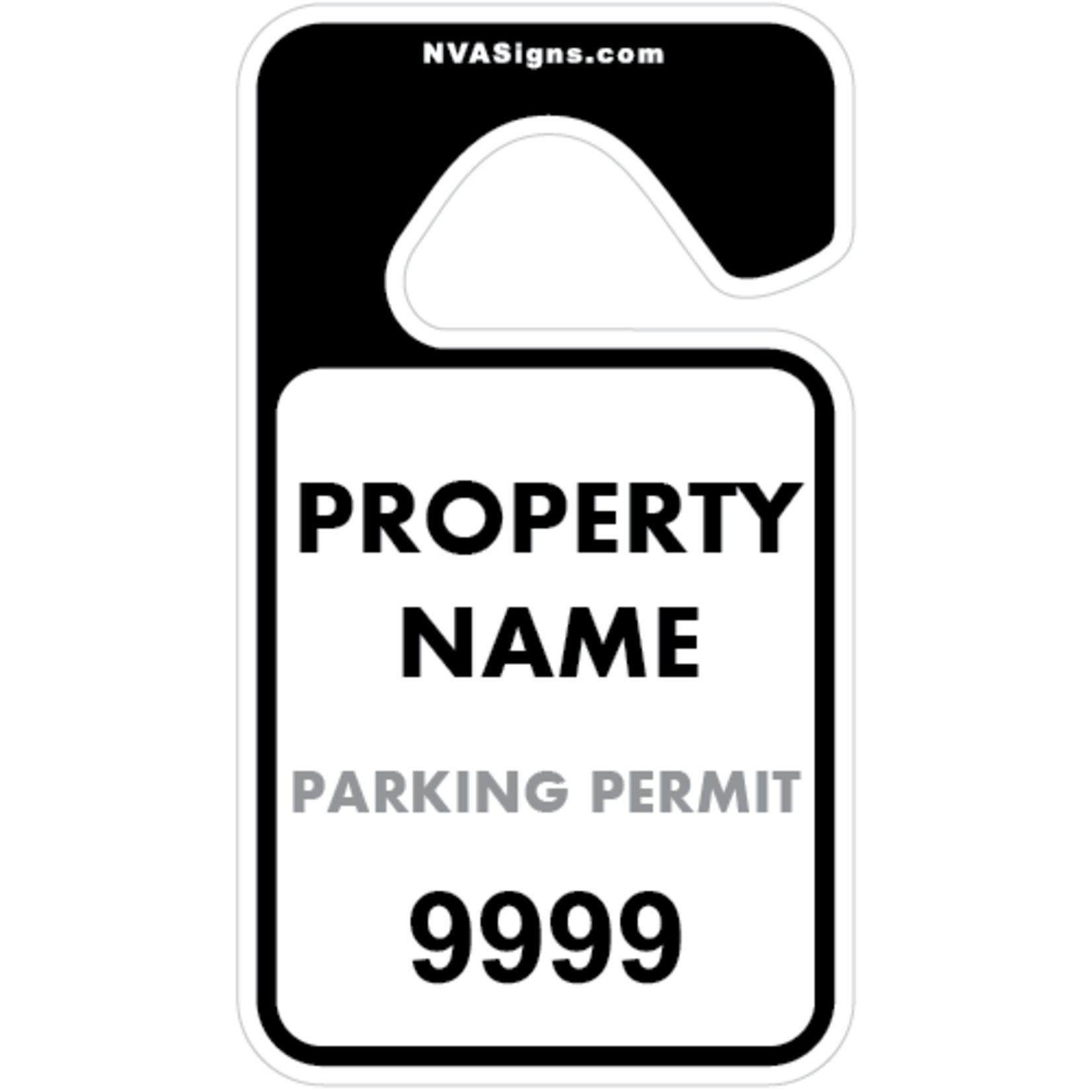 Custom Half Color Square Hangtag