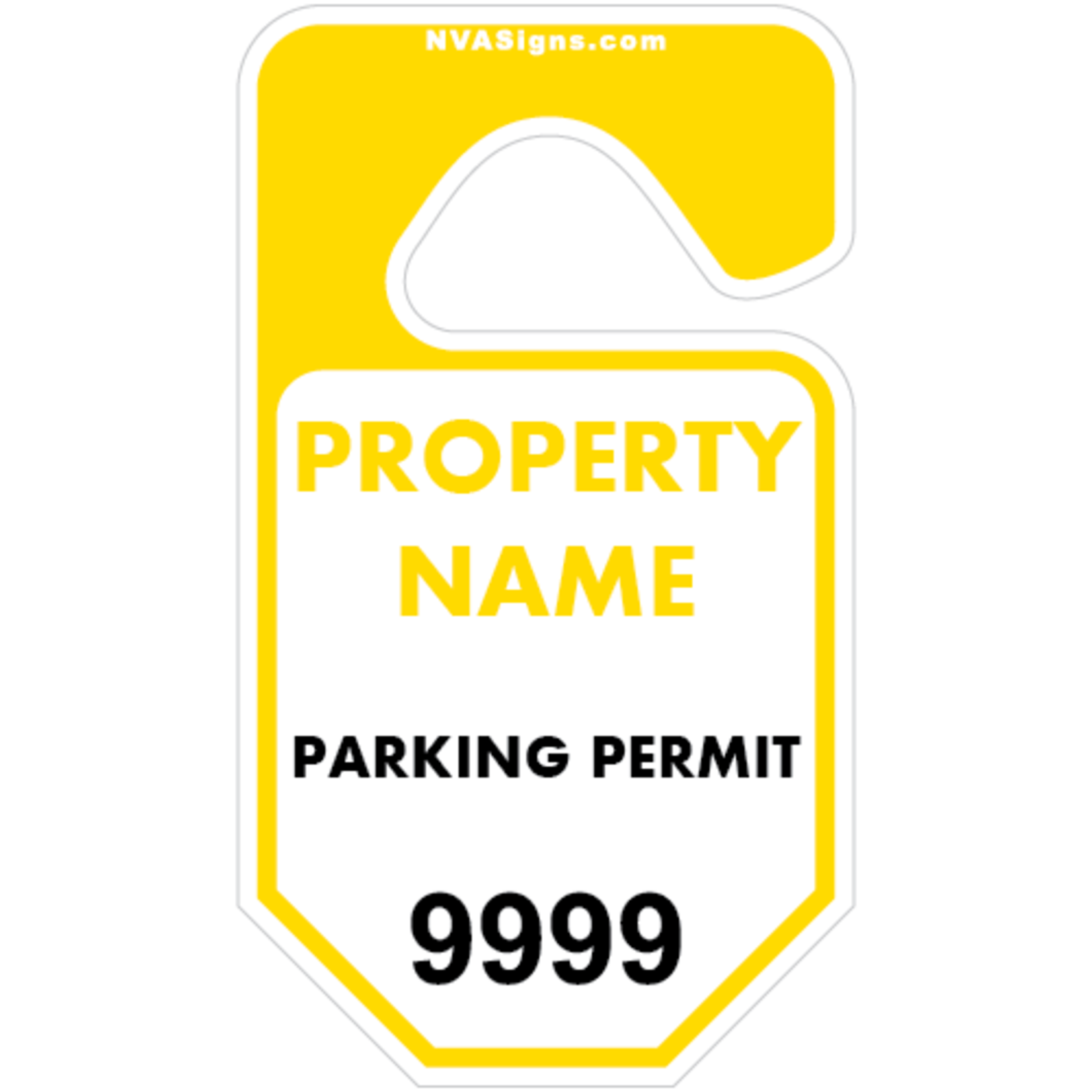 Custom Half Color Octagon Hangtag