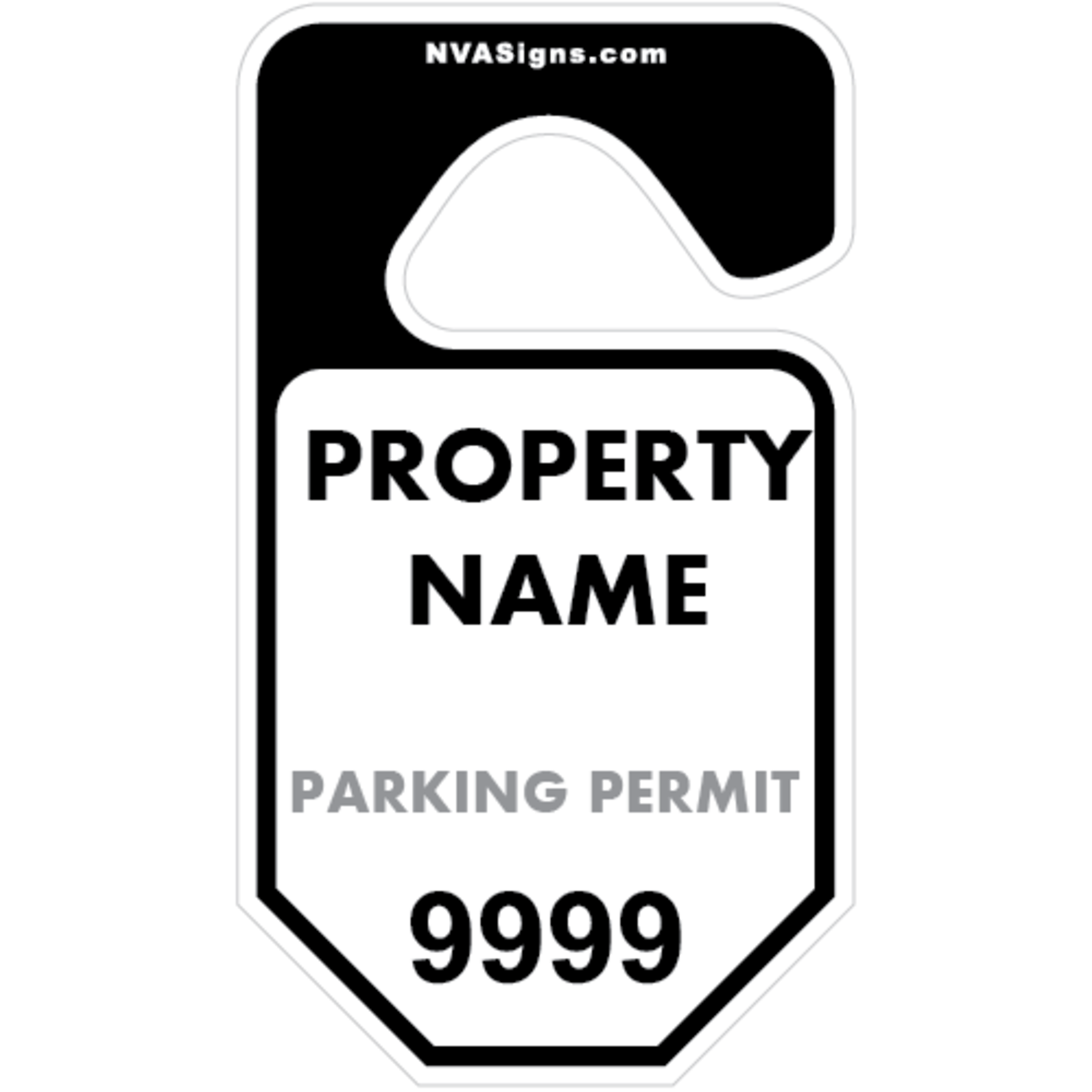 Custom Half Color Octagon Hangtag