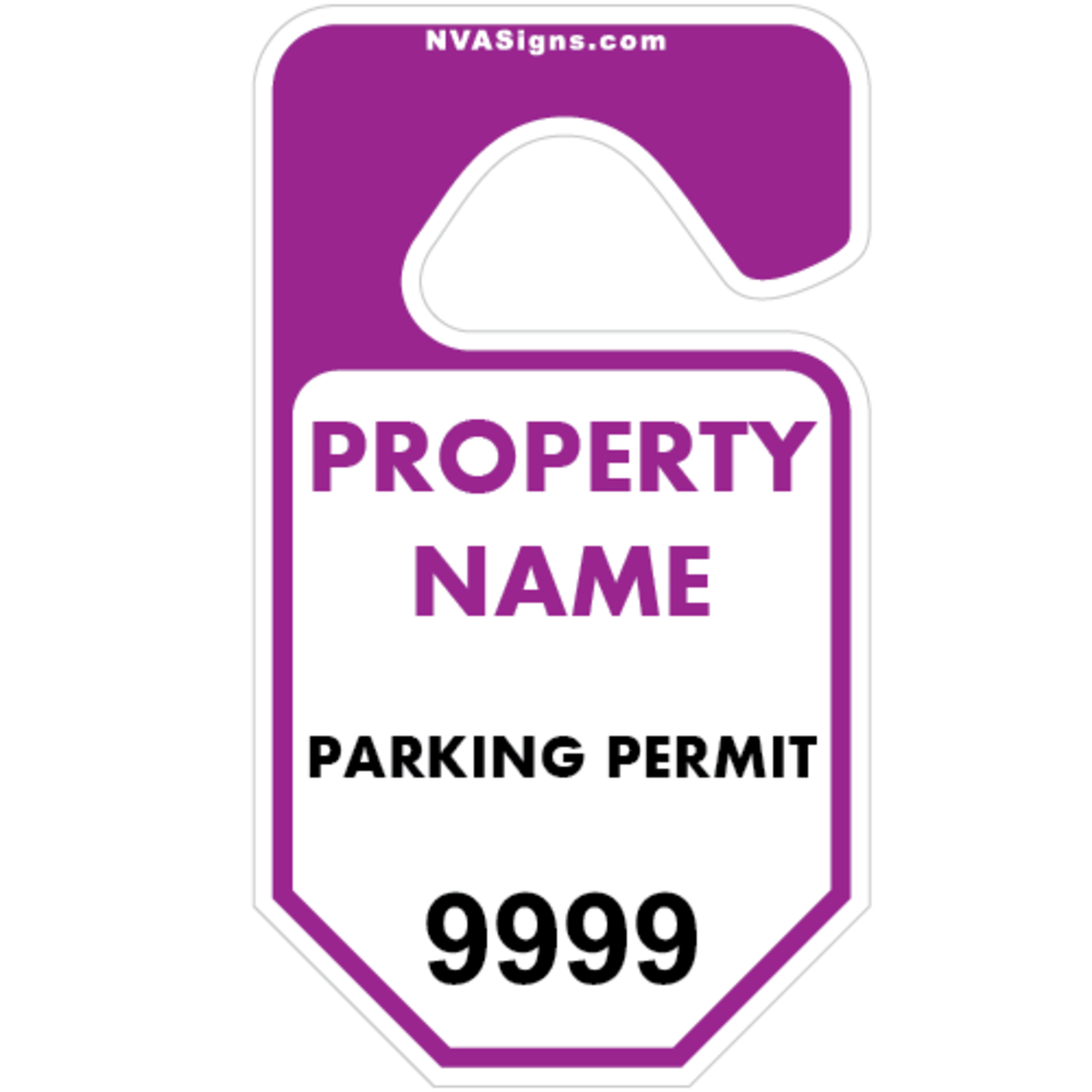 Custom Half Color Octagon Hangtag