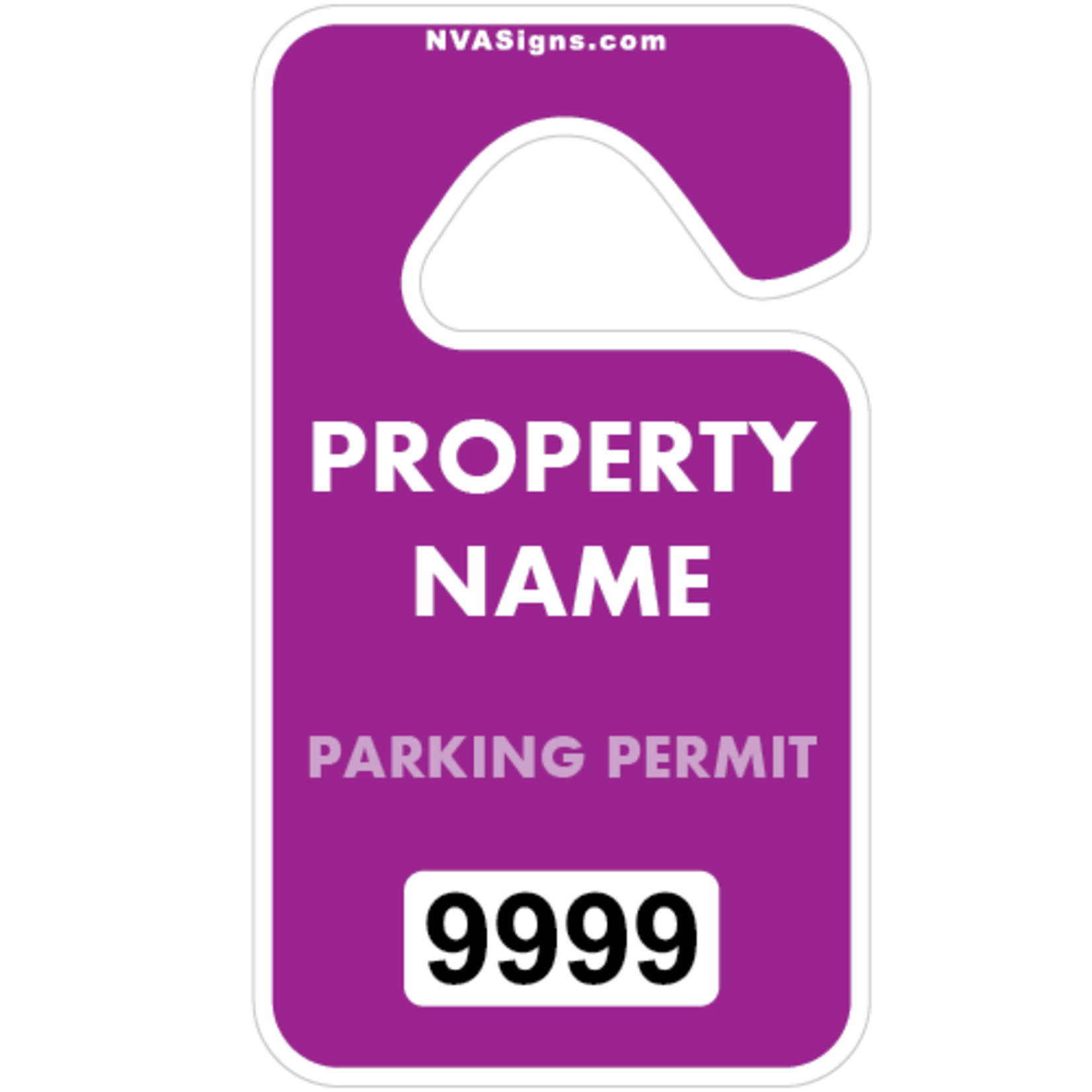 Custom Full Color Square Hangtag