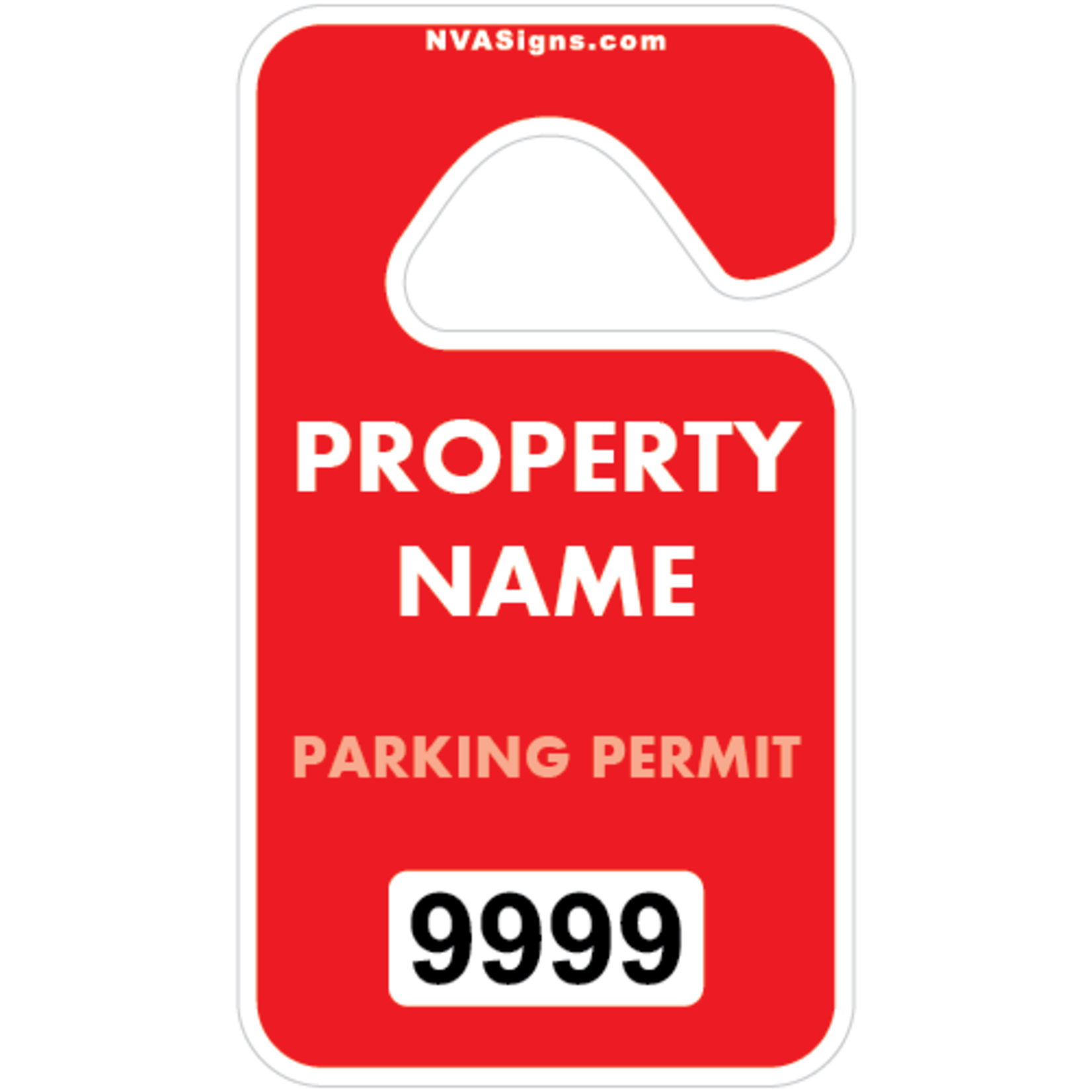 Custom Full Color Square Hangtag