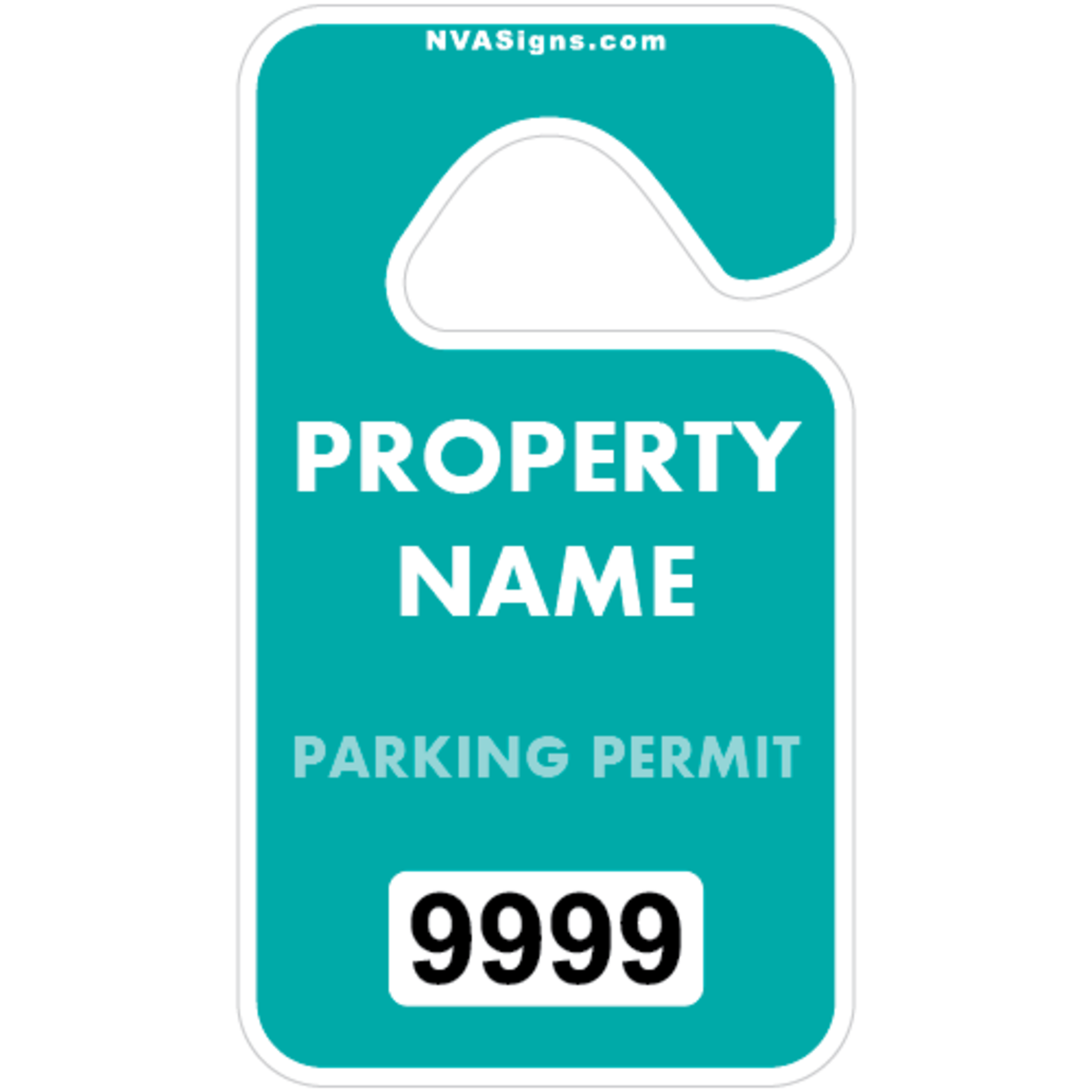 Custom Full Color Square Hangtag