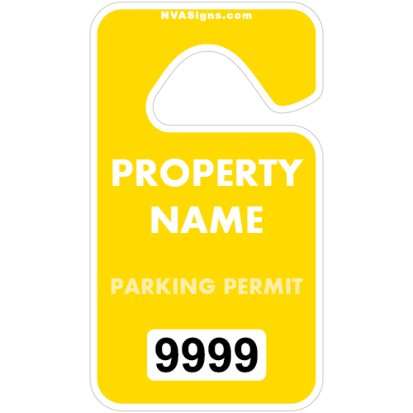 Custom Full Color Square Hangtag