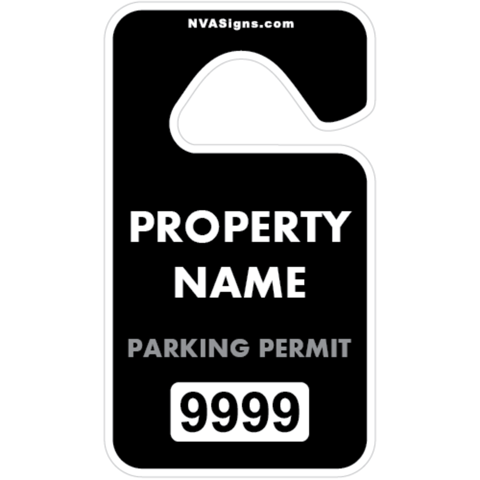 Custom Full Color Square Hangtag