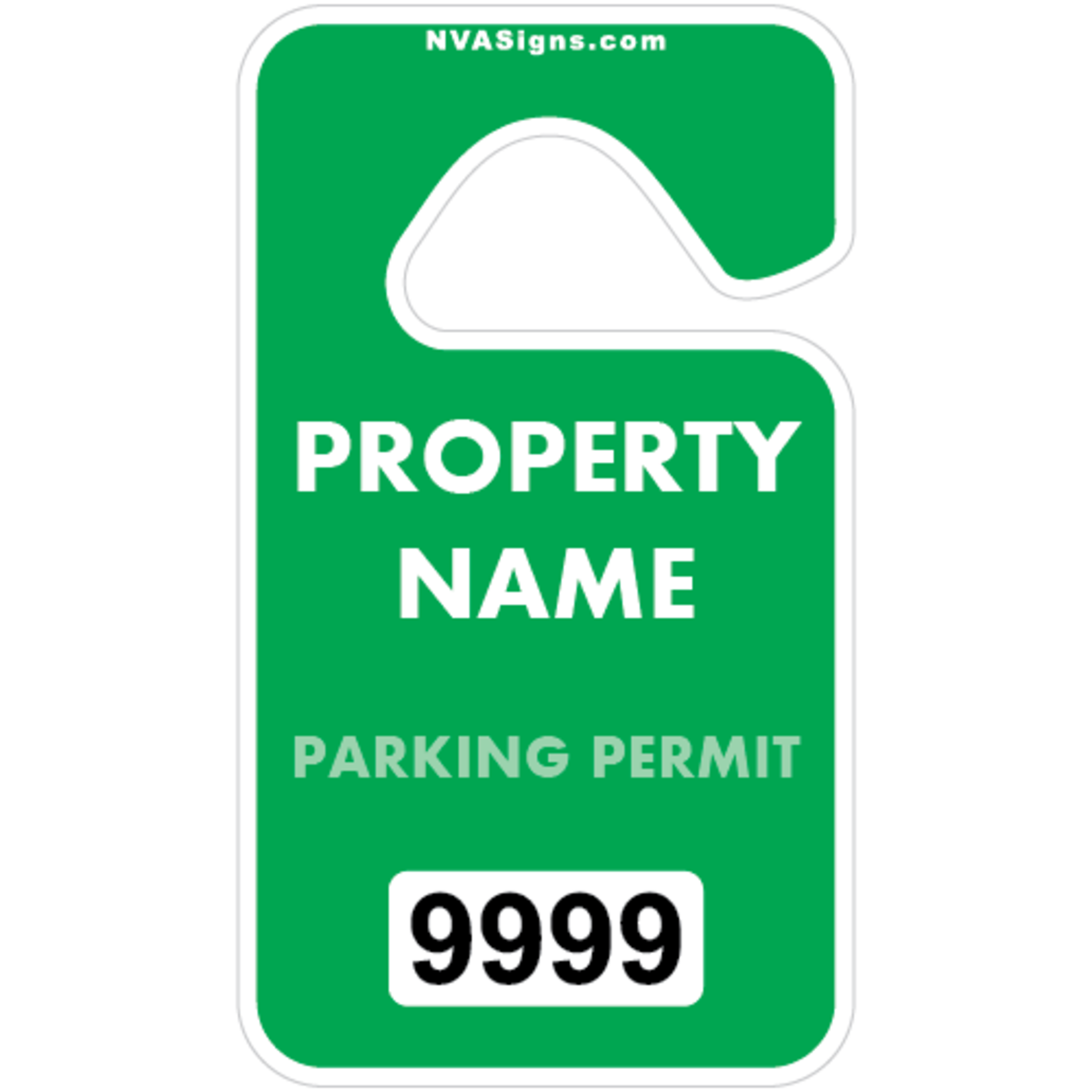 Custom Full Color Square Hangtag