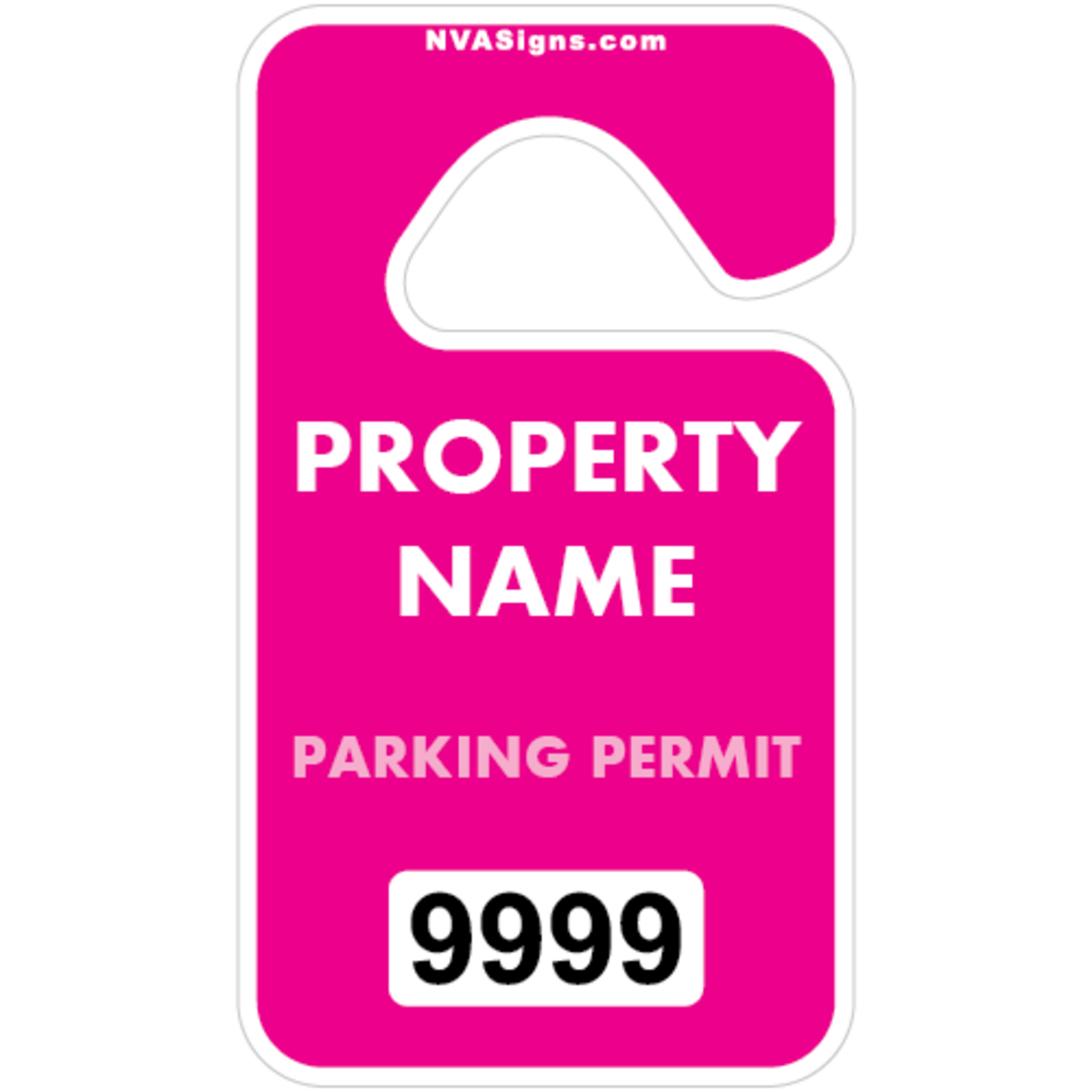 Custom Full Color Square Hangtag