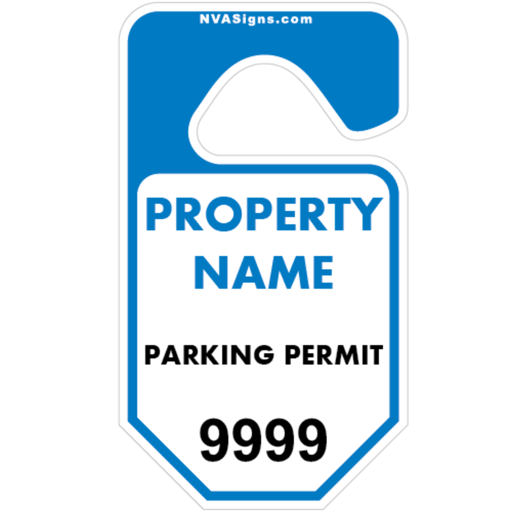 Custom Half Color Octagon Hangtag