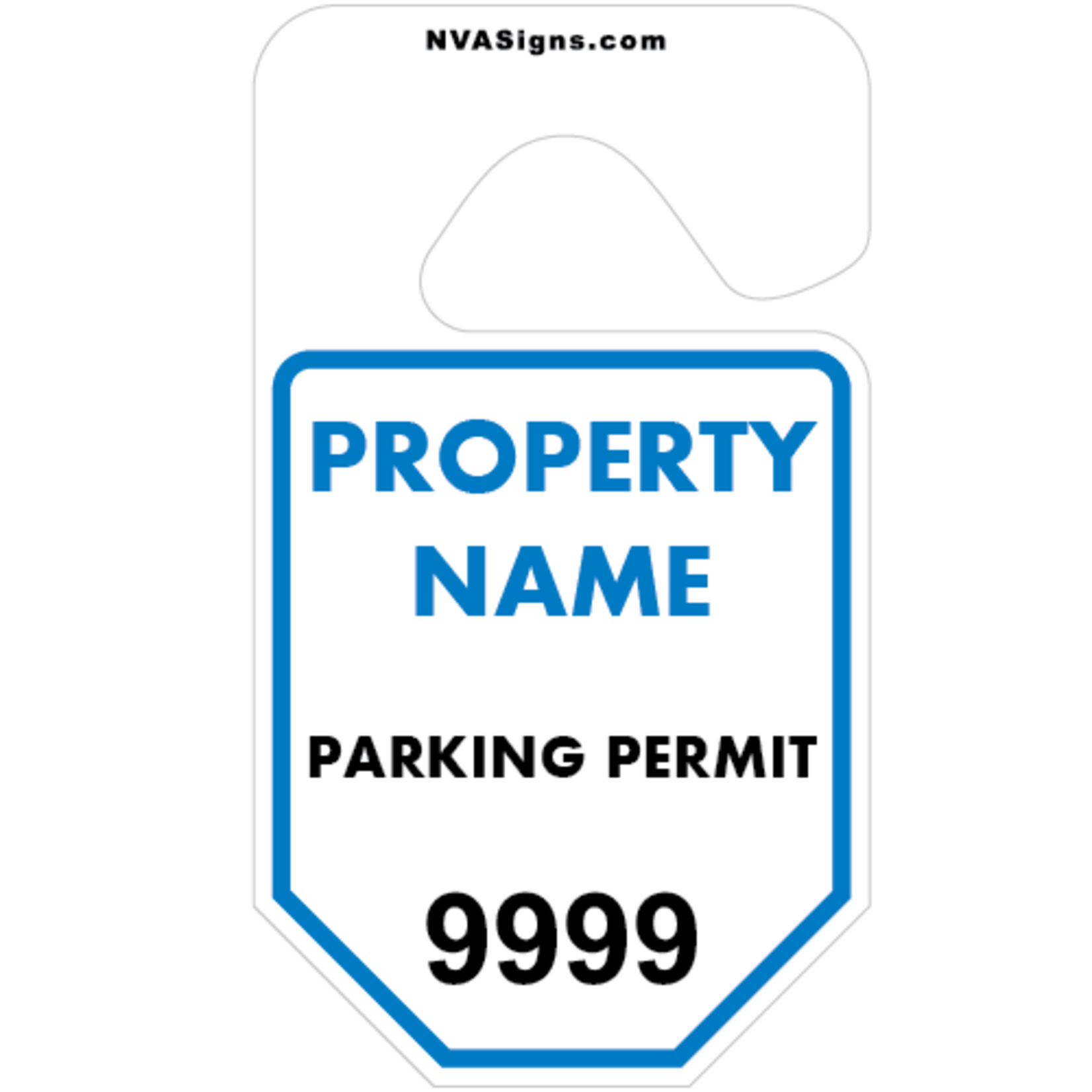 Custom Simple Octagon Hangtag