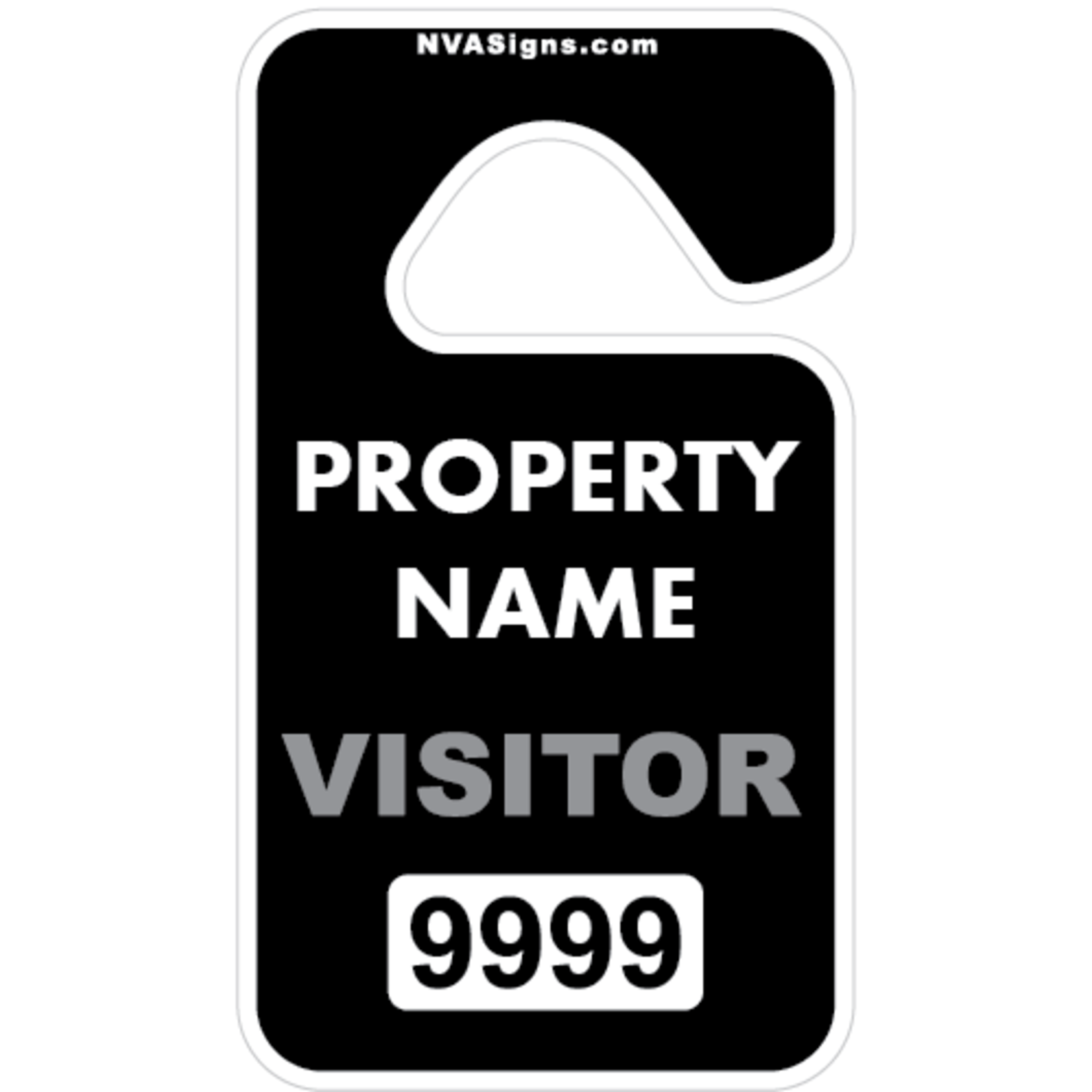Custom Full Color Square Hangtag