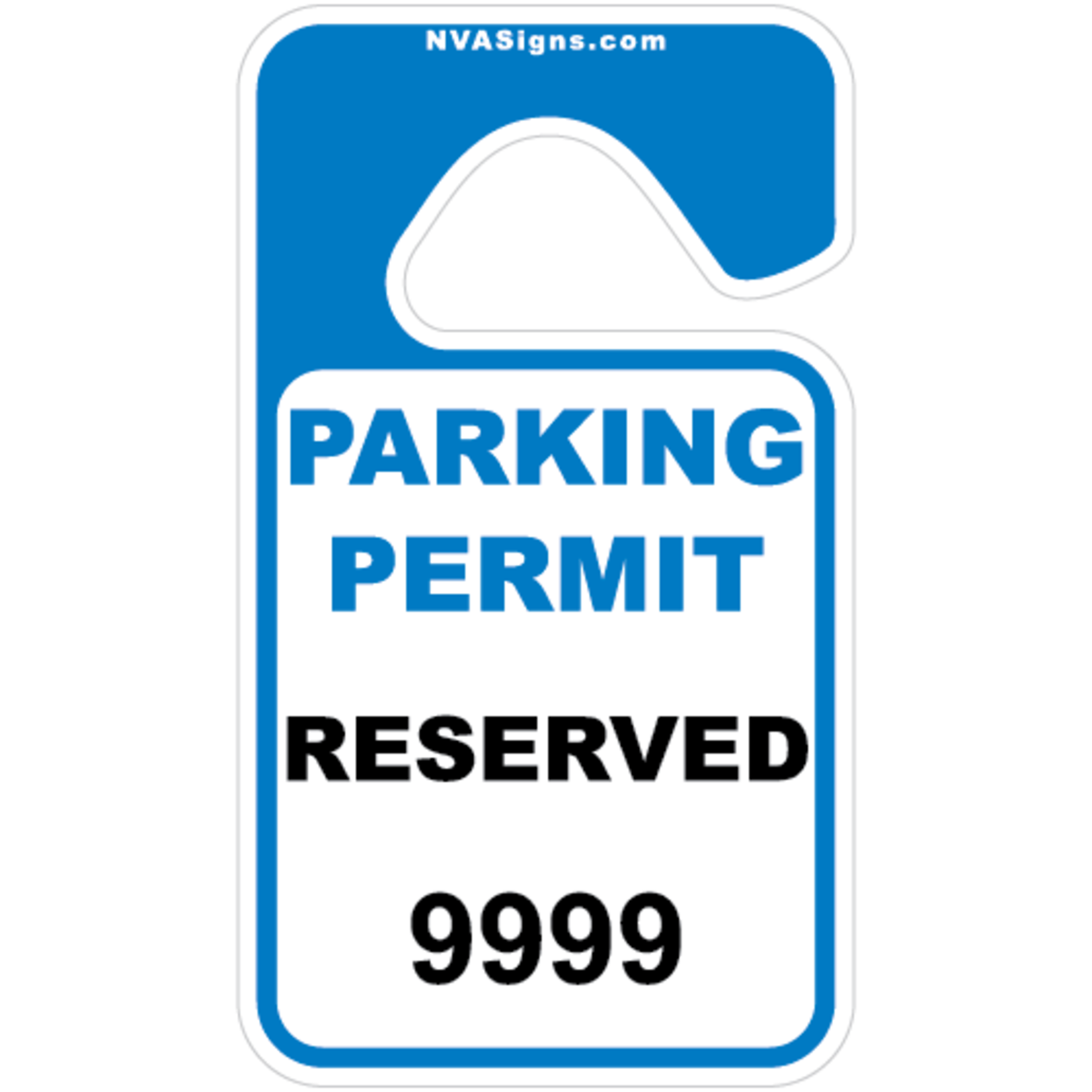 Standard Half Color Square Hangtag
