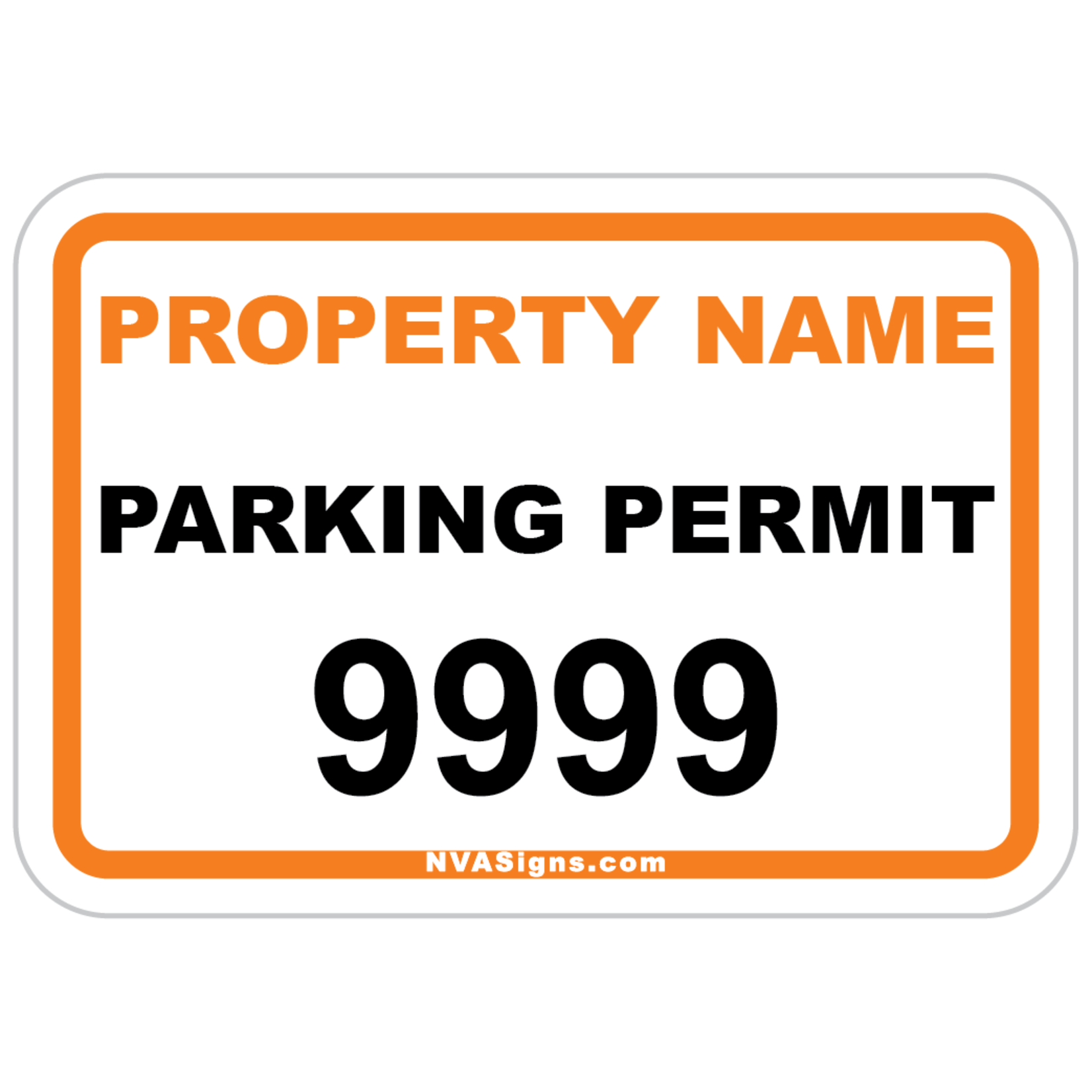 Custom Simple Rectangle Permit