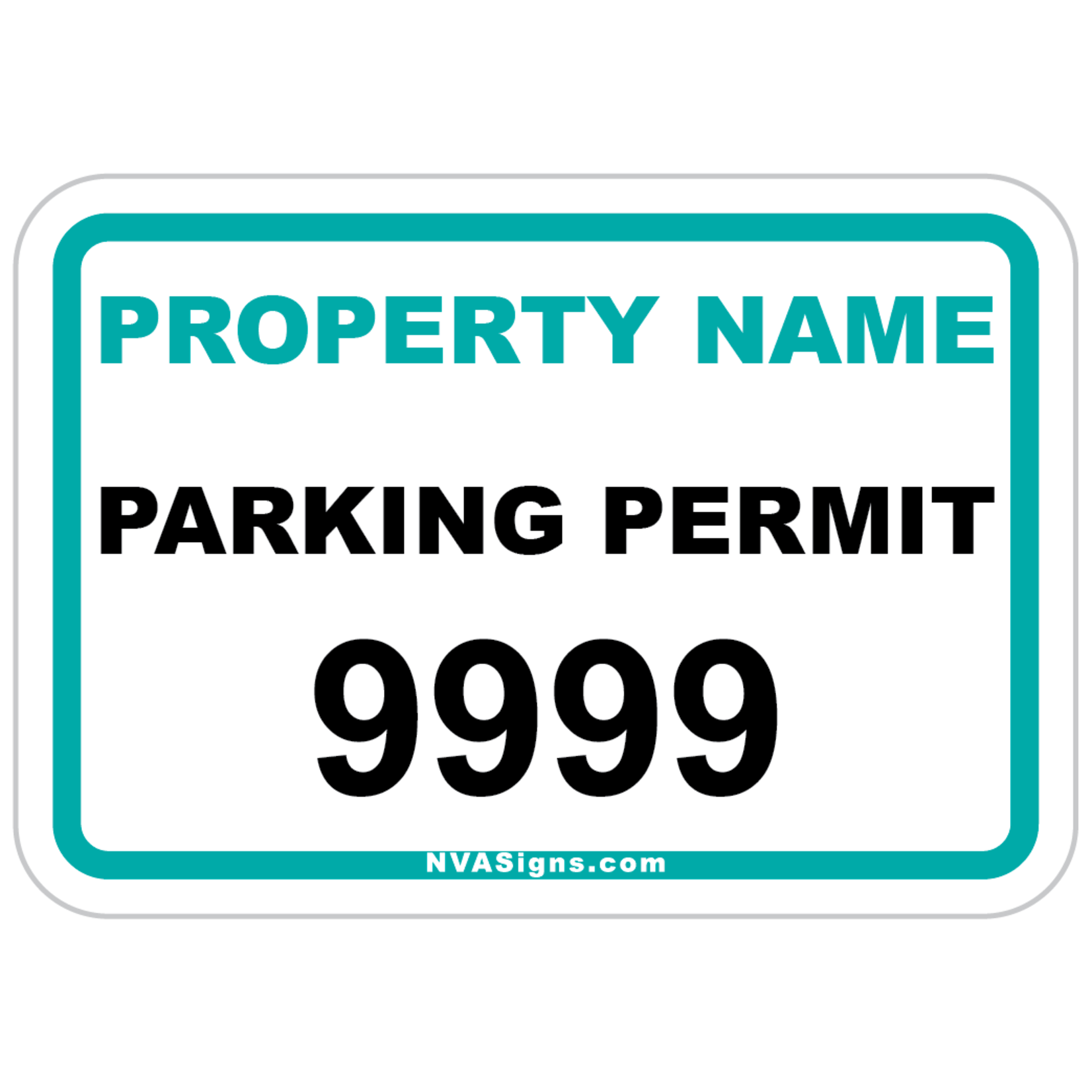 Custom Simple Rectangle Permit