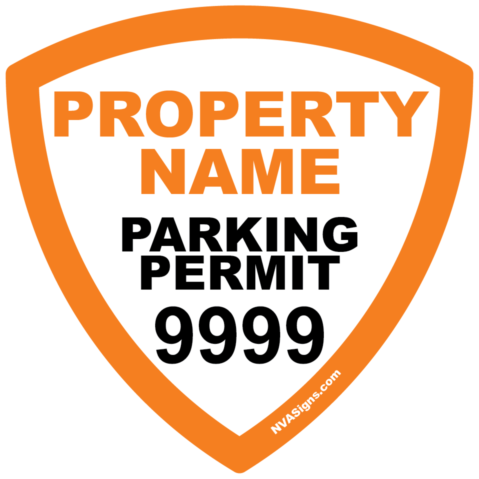 Custom Half Color Acorn Permit