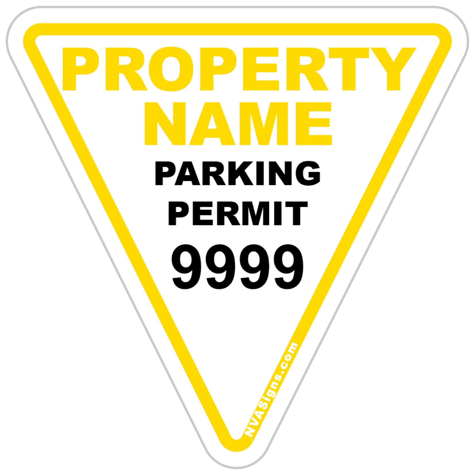Custom Simple Triangle Permit