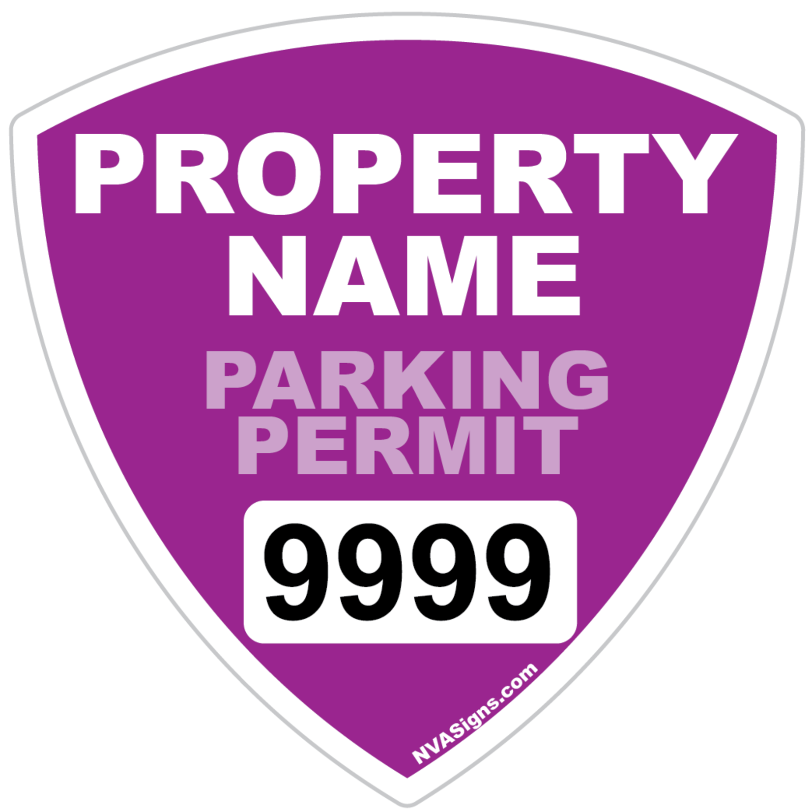 Custom Full Color Acorn Permit