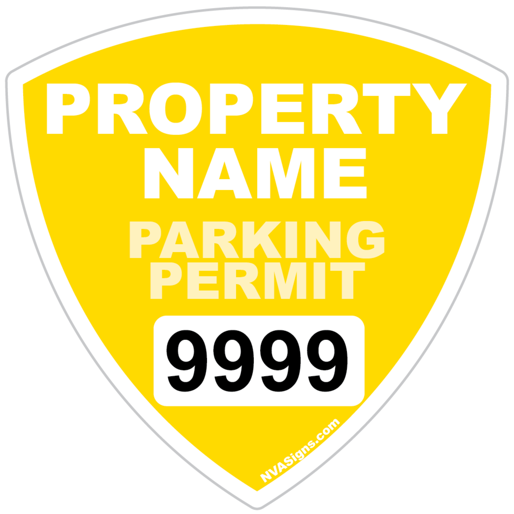 Custom Full Color Acorn Permit