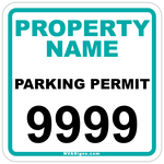 Custom Simple Square Permit