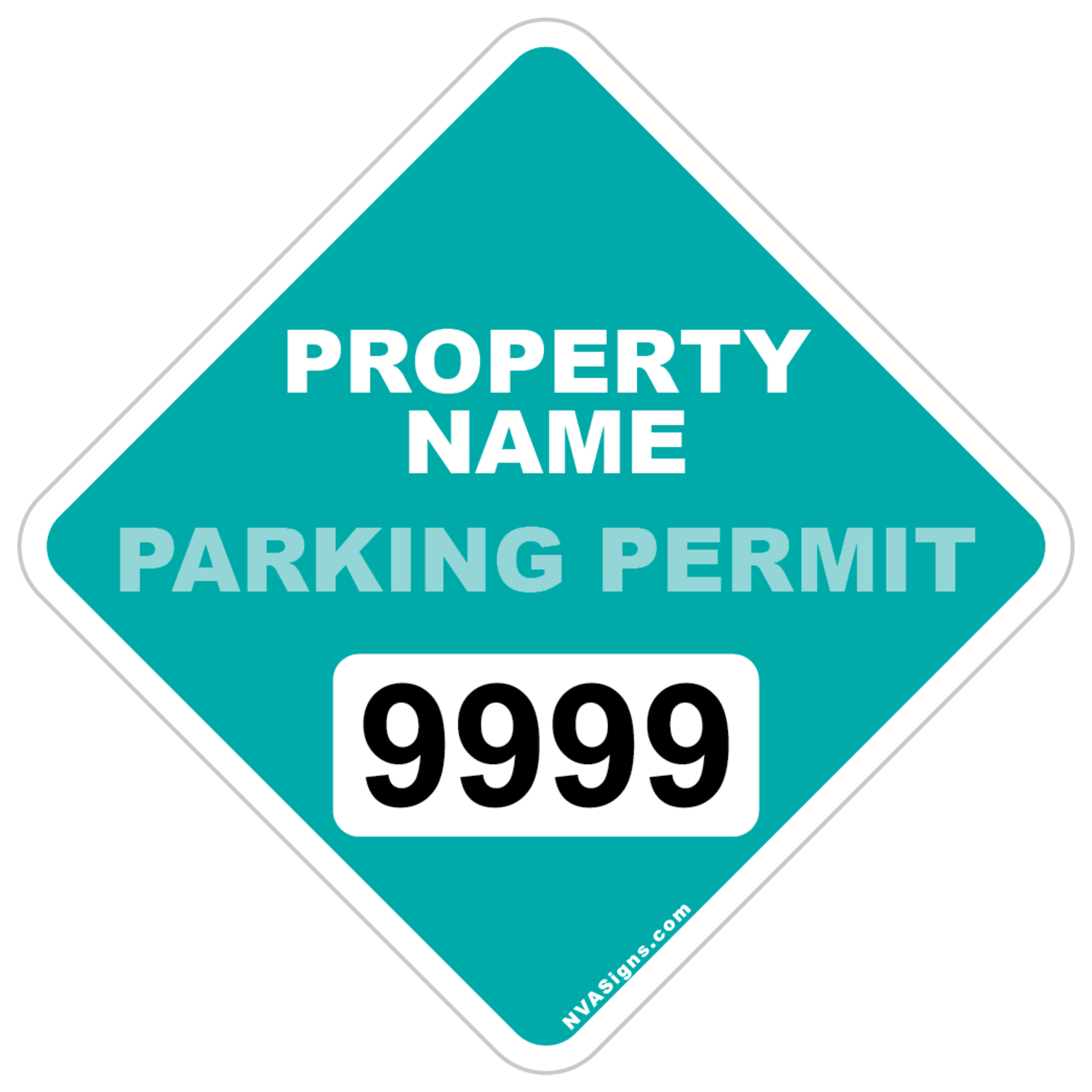 Custom Full Color Diamond Permit