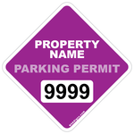 Custom Full Color Diamond Permit