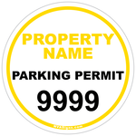 Custom Simple Circle Permit