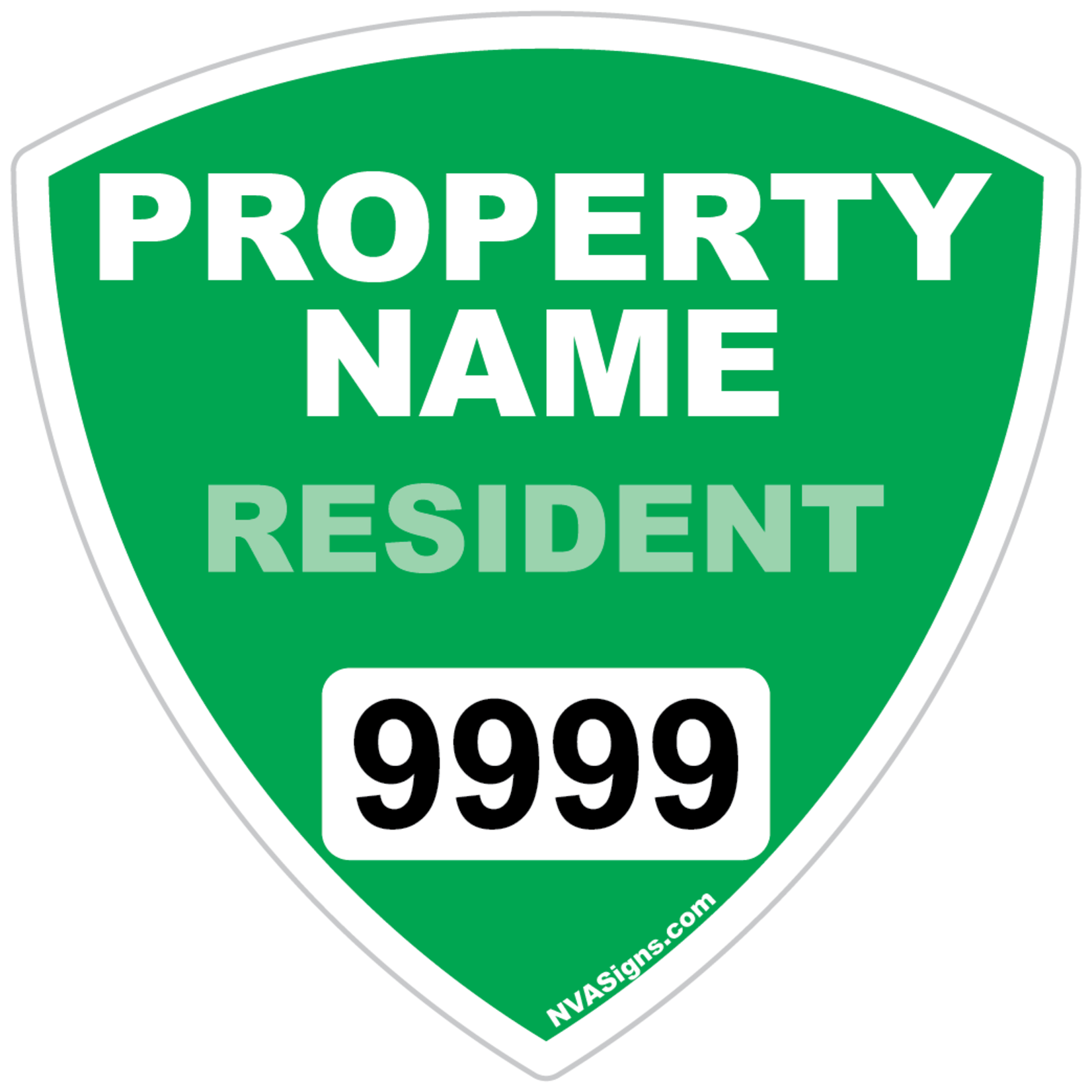 Custom Full Color Acorn Permit