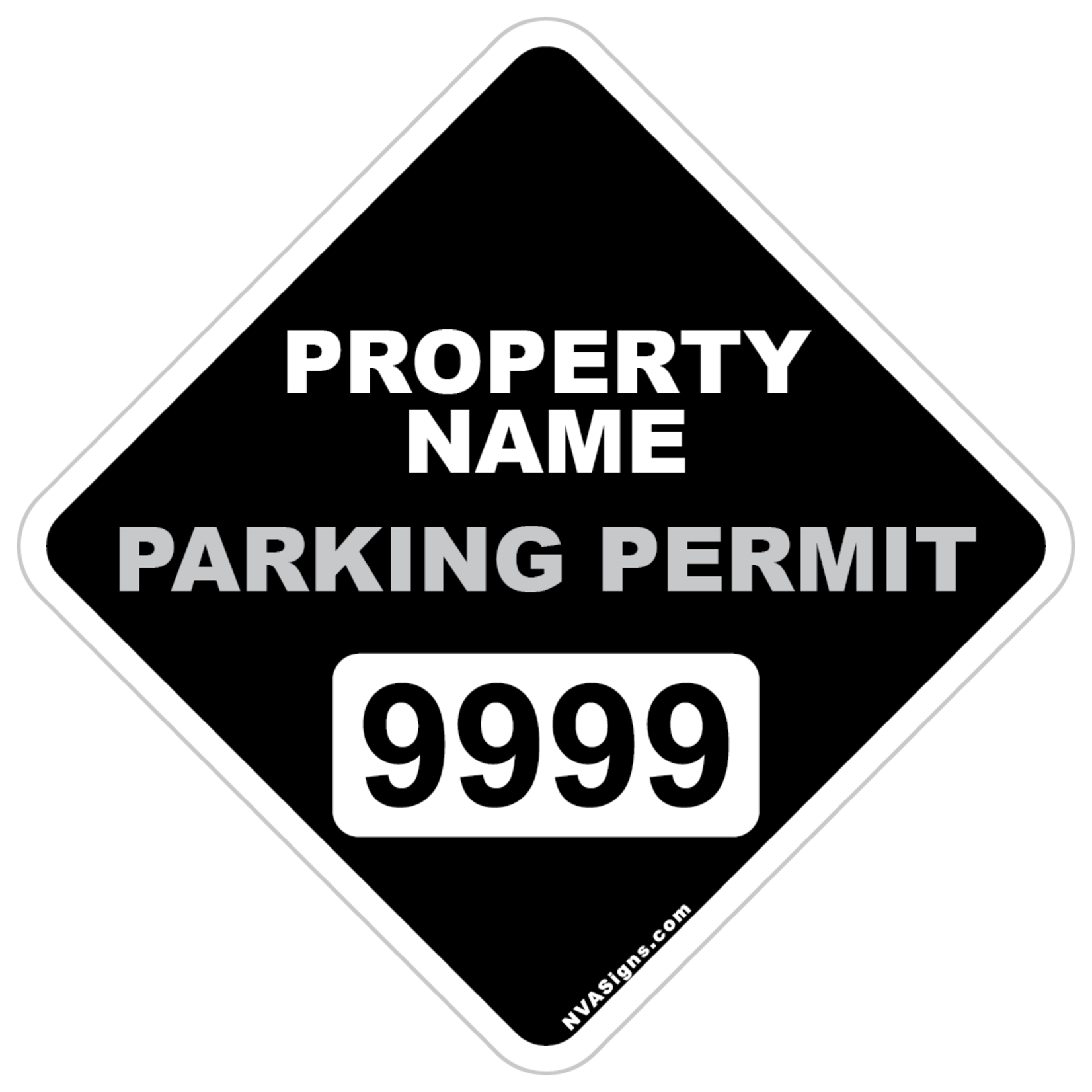 Custom Full Color Diamond Permit